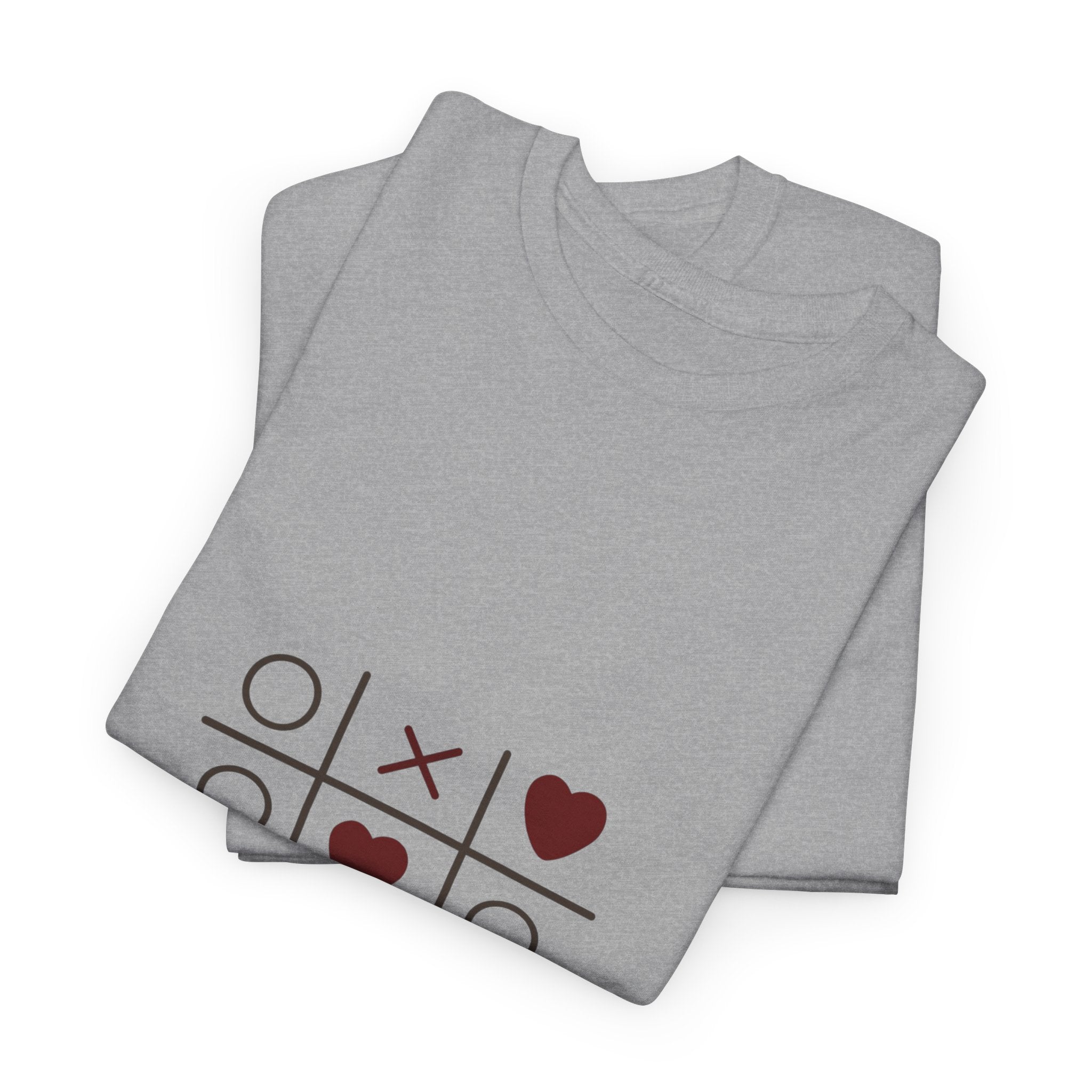 Tic Tac Toe Hearts T-Shirt — Cute Valentine’s Day Graphic Tee