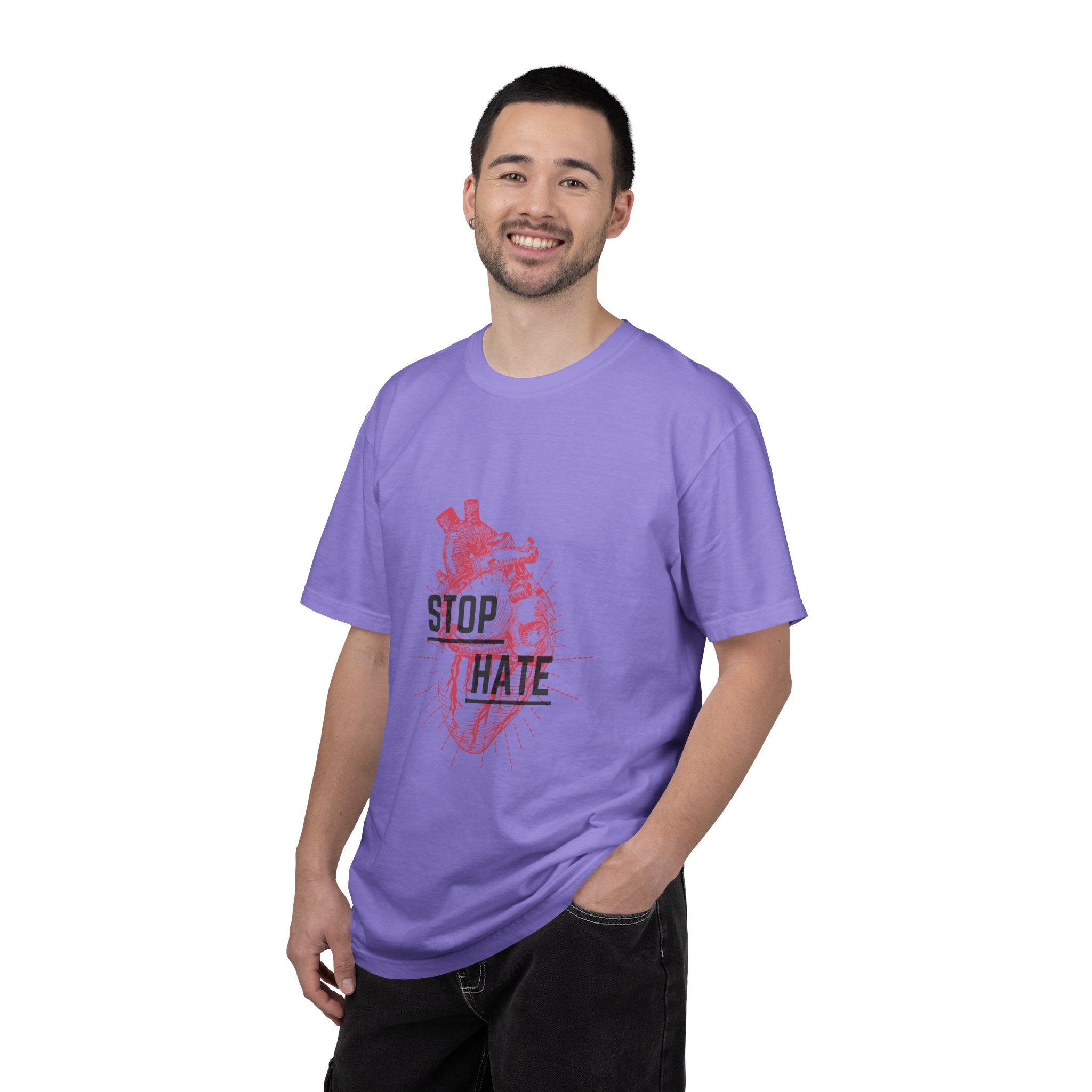 Stop Hate Heart T-Shirt — Anti-Hate Graphic Tee