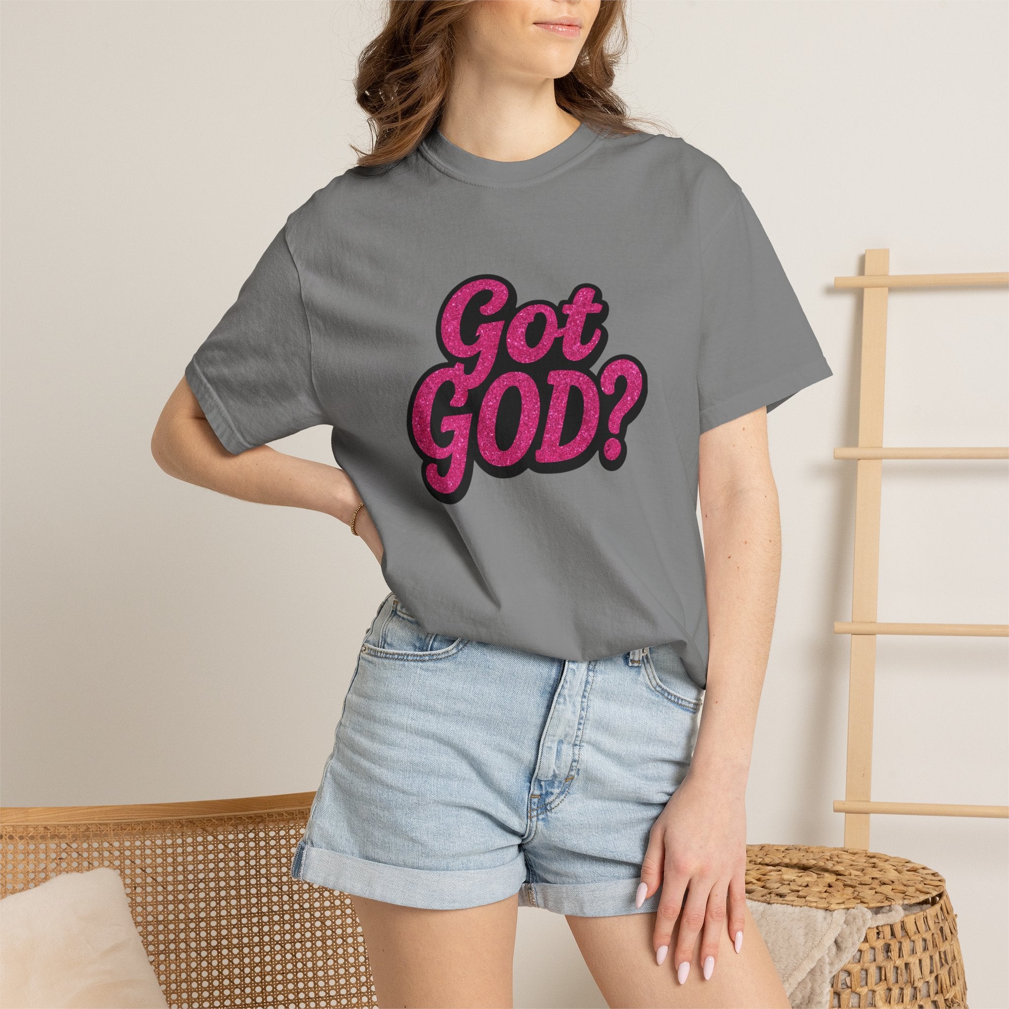 Got God? T-Shirt — Retro Bubble Letter Faith Tee