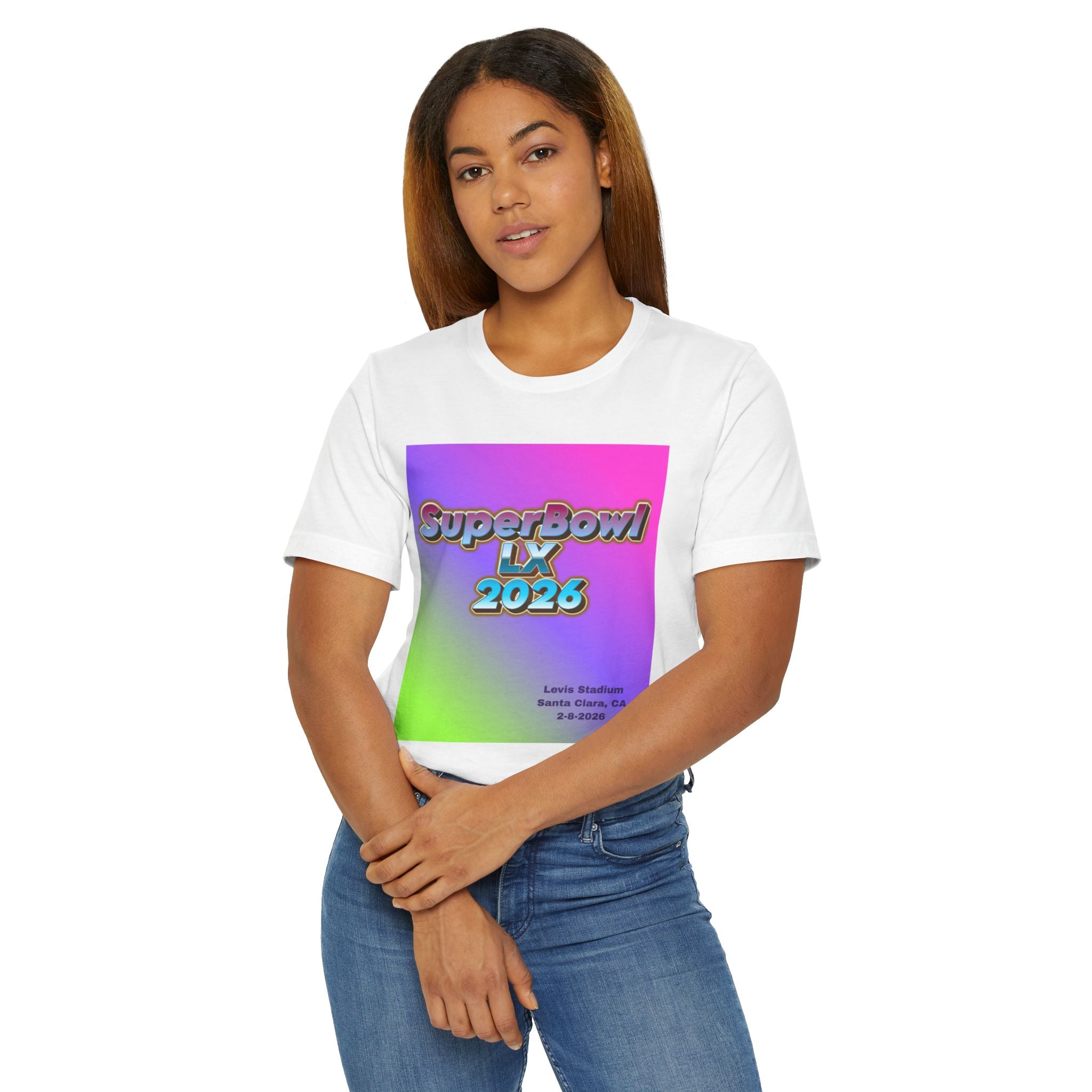 SuperBowl LX 2026 T-Shirt — Retro Gradient Game Day Tee