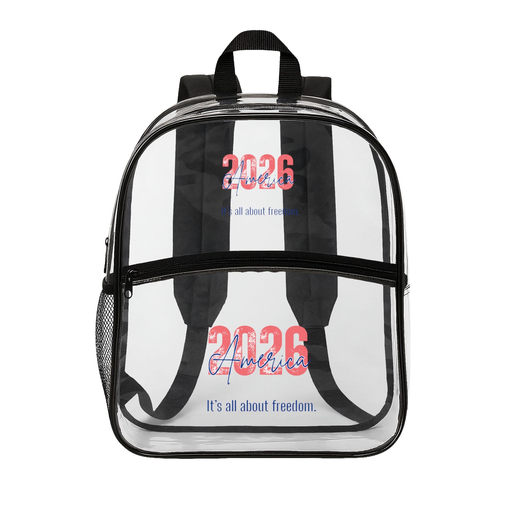 Clear Backpack — 2026 Graduation Transparent School Bag