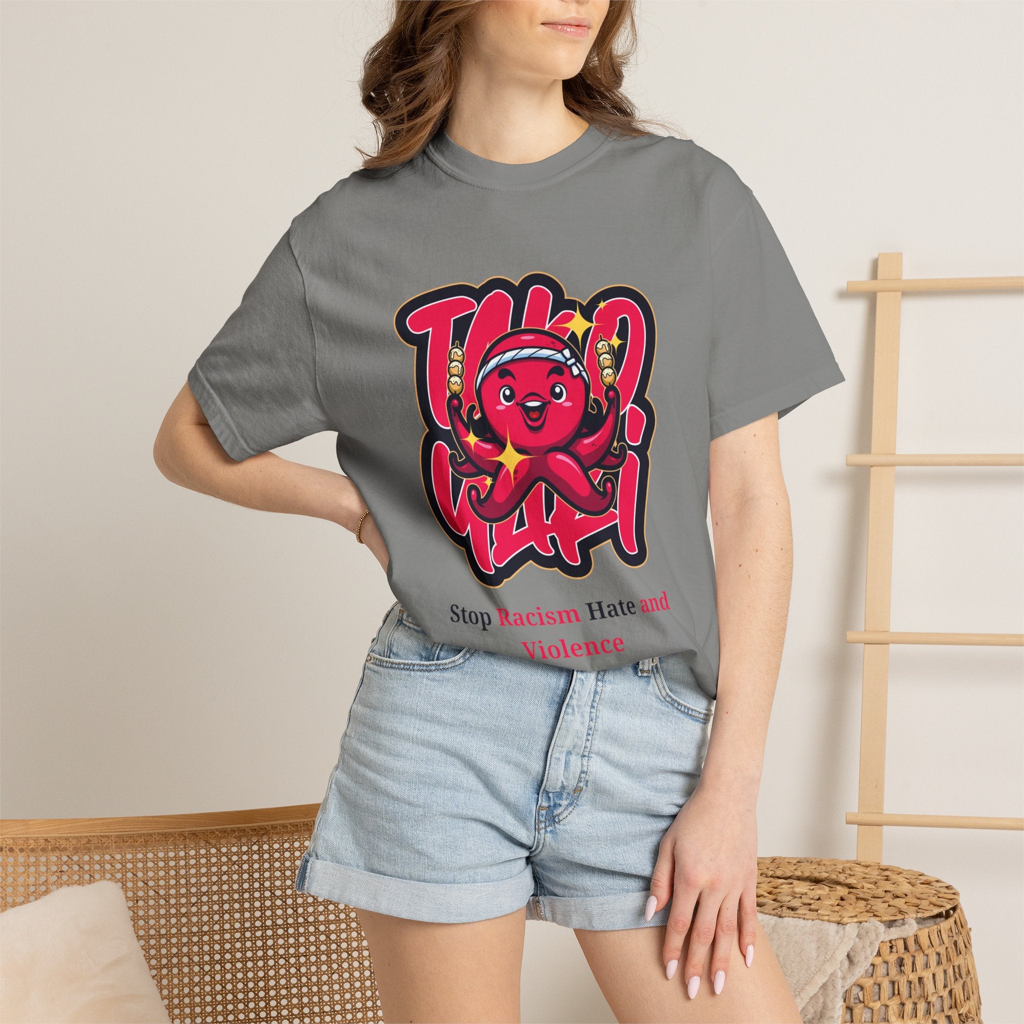 Stop Racism Octopus T-Shirt — Anti-Racism Message Tee