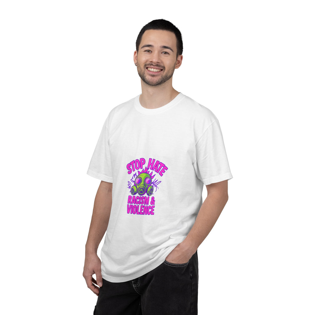 Stop Hate Racing & Violence T-Shirt — Anti-Hate Graphic Tee