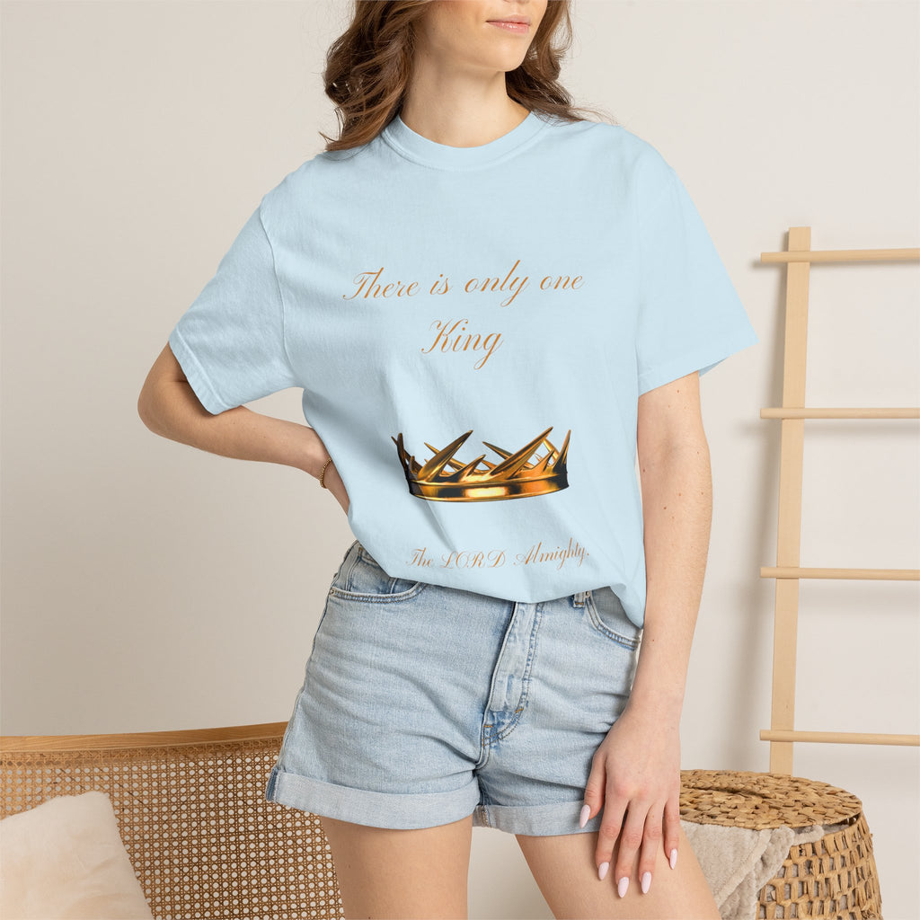 King Crown Graphic T-Shirt — "There is only one King" Casual Streetwear