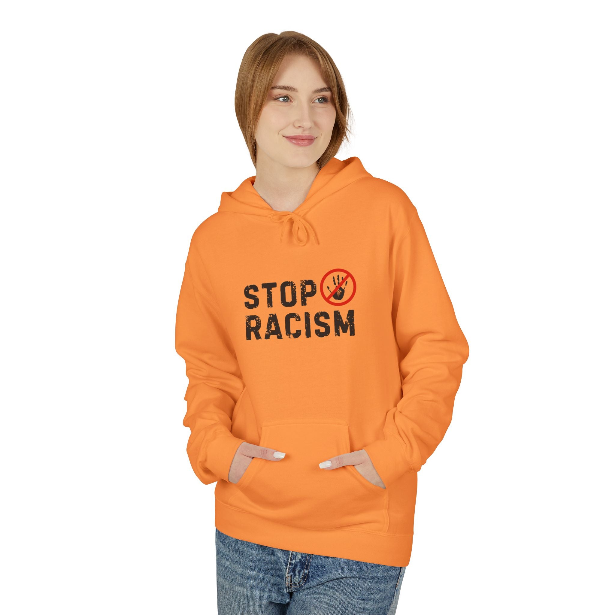 Stop Racism Hoodie — Anti-Racism Statement Pullover
