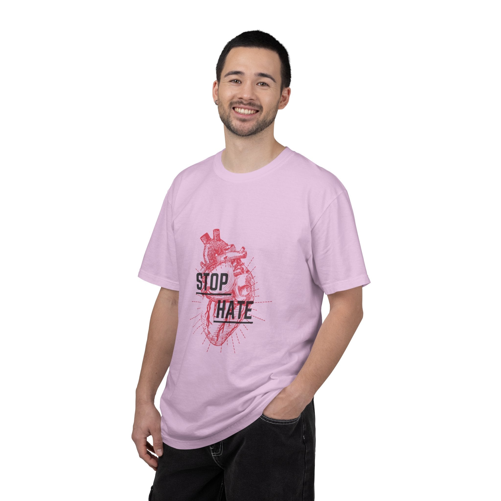 Stop Hate Heart T-Shirt — Anti-Hate Graphic Tee