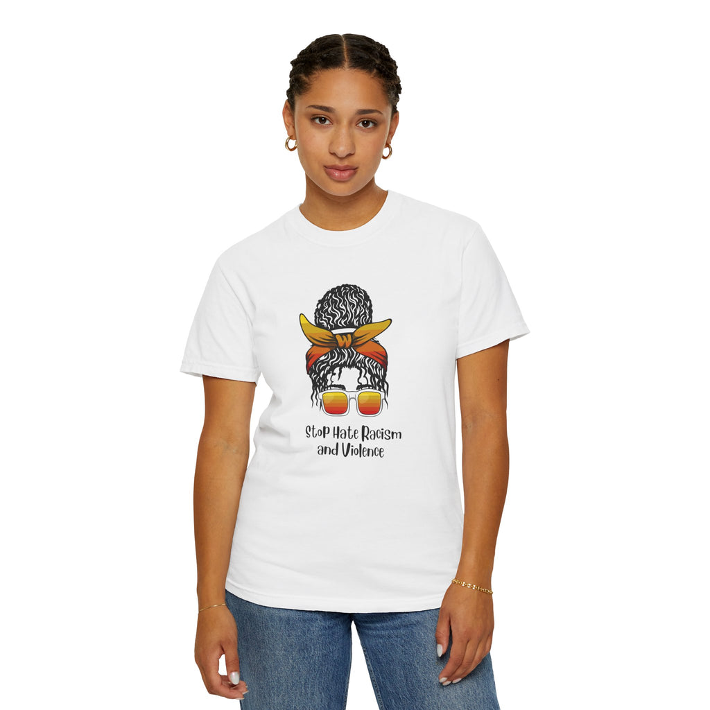 Stop Hate Racism and Violence T-Shirt — Empowering Anti-Racism Graphic Tee
