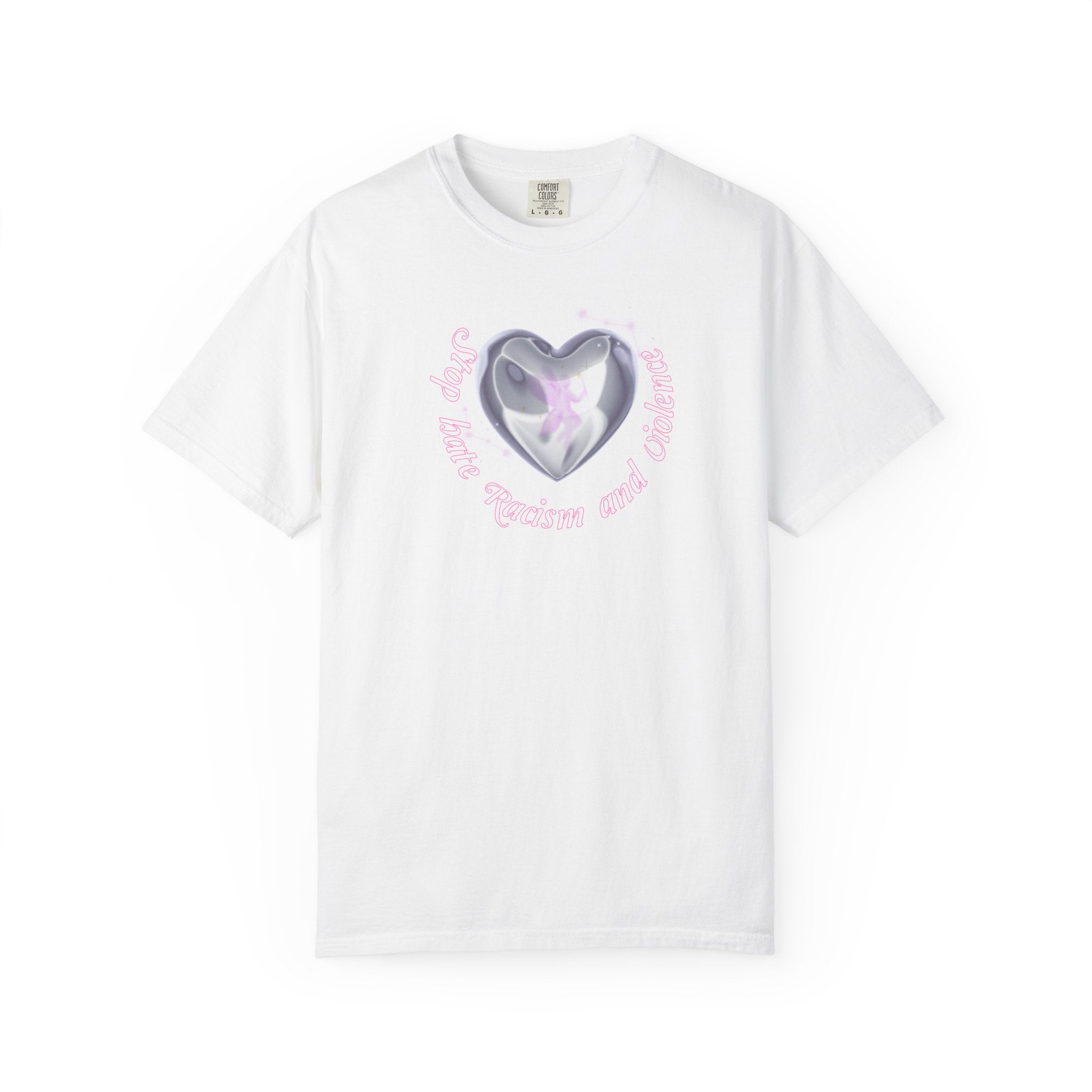 Heart Butterfly Tee — "Love, Hope, Passion and Patience" Graphic T-Shirt