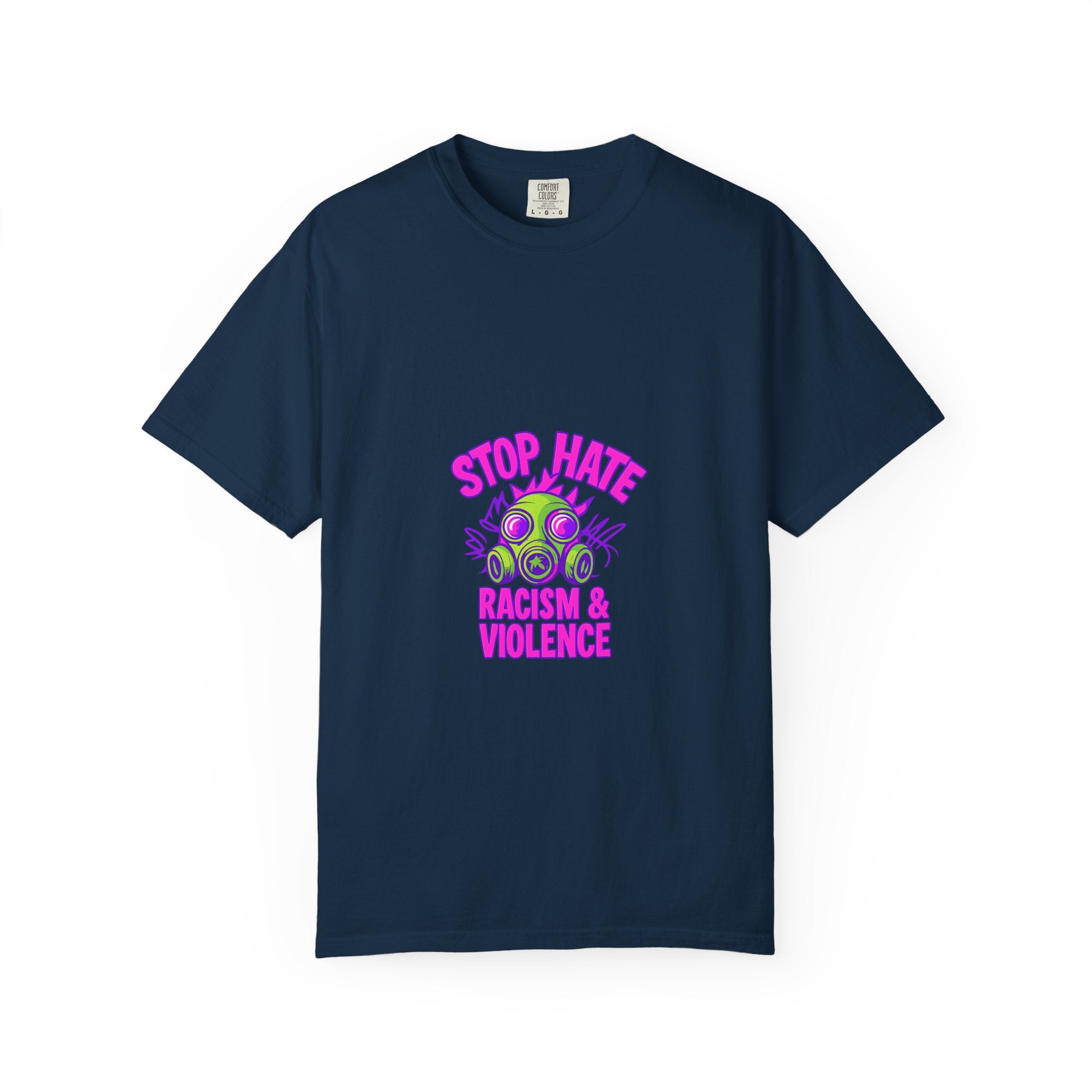Stop Hate Racing & Violence T-Shirt — Anti-Hate Graphic Tee
