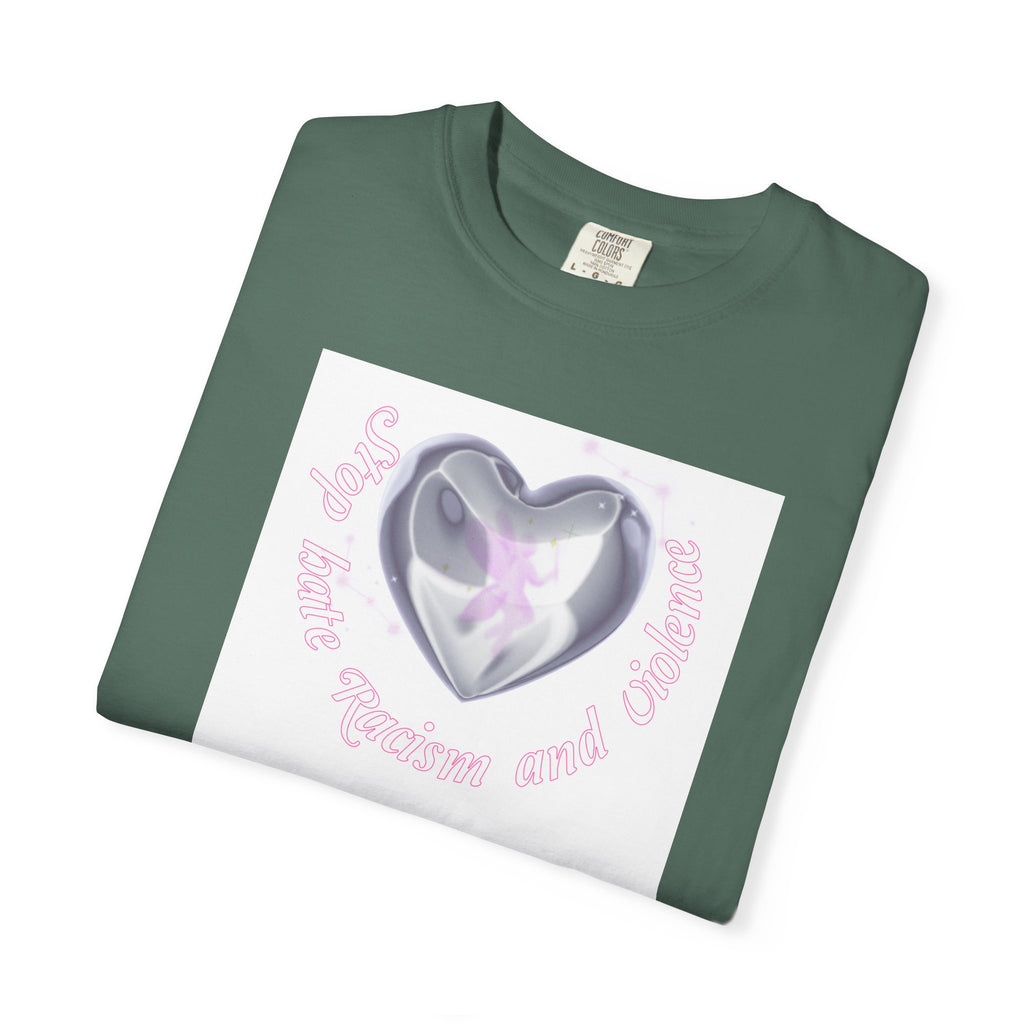 Heart Butterfly Tee — "Love, Hope, Passion and Patience" Graphic T-Shirt