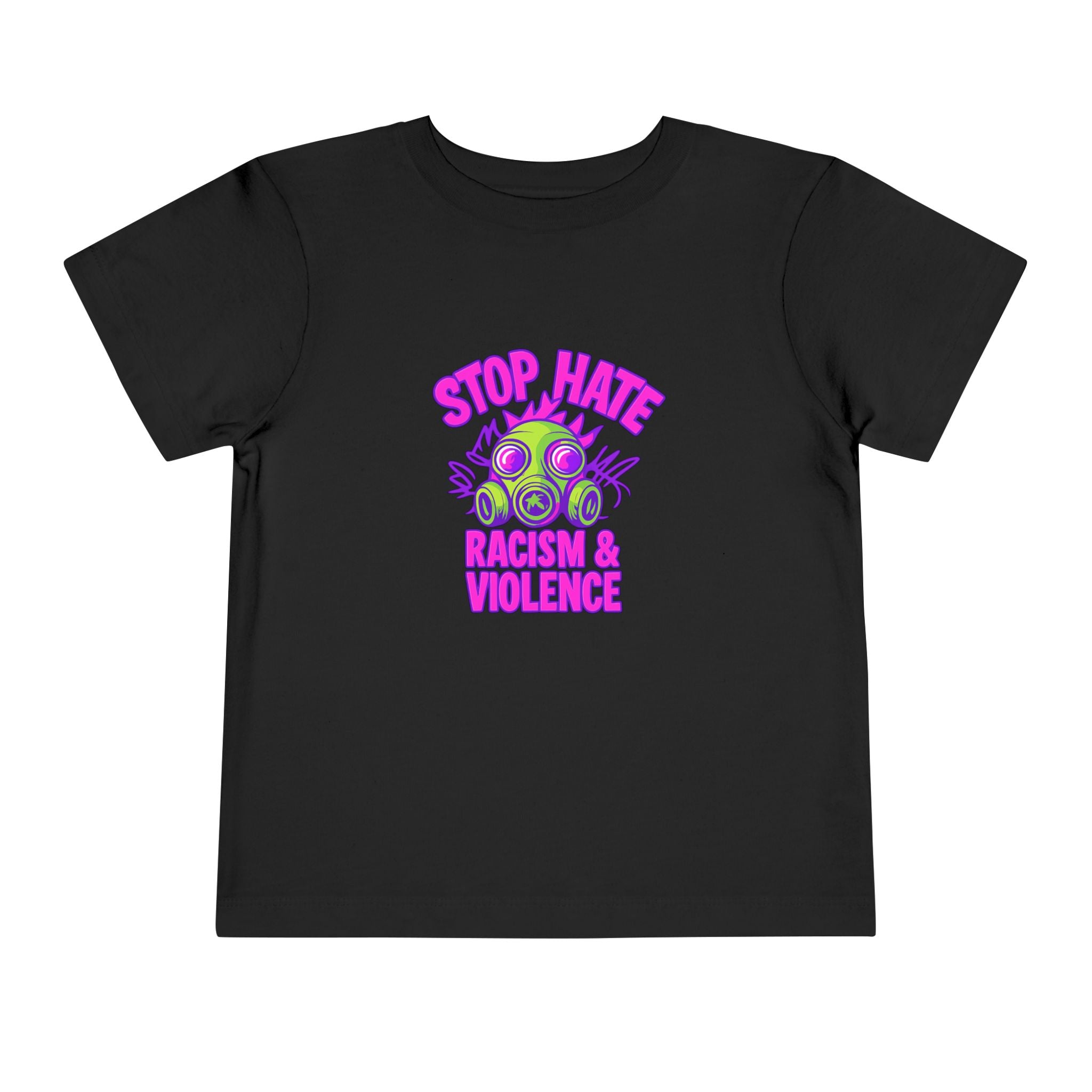 Stop Hate Toddler Tee – "Stop Hate Racism & Violence" Graphic
