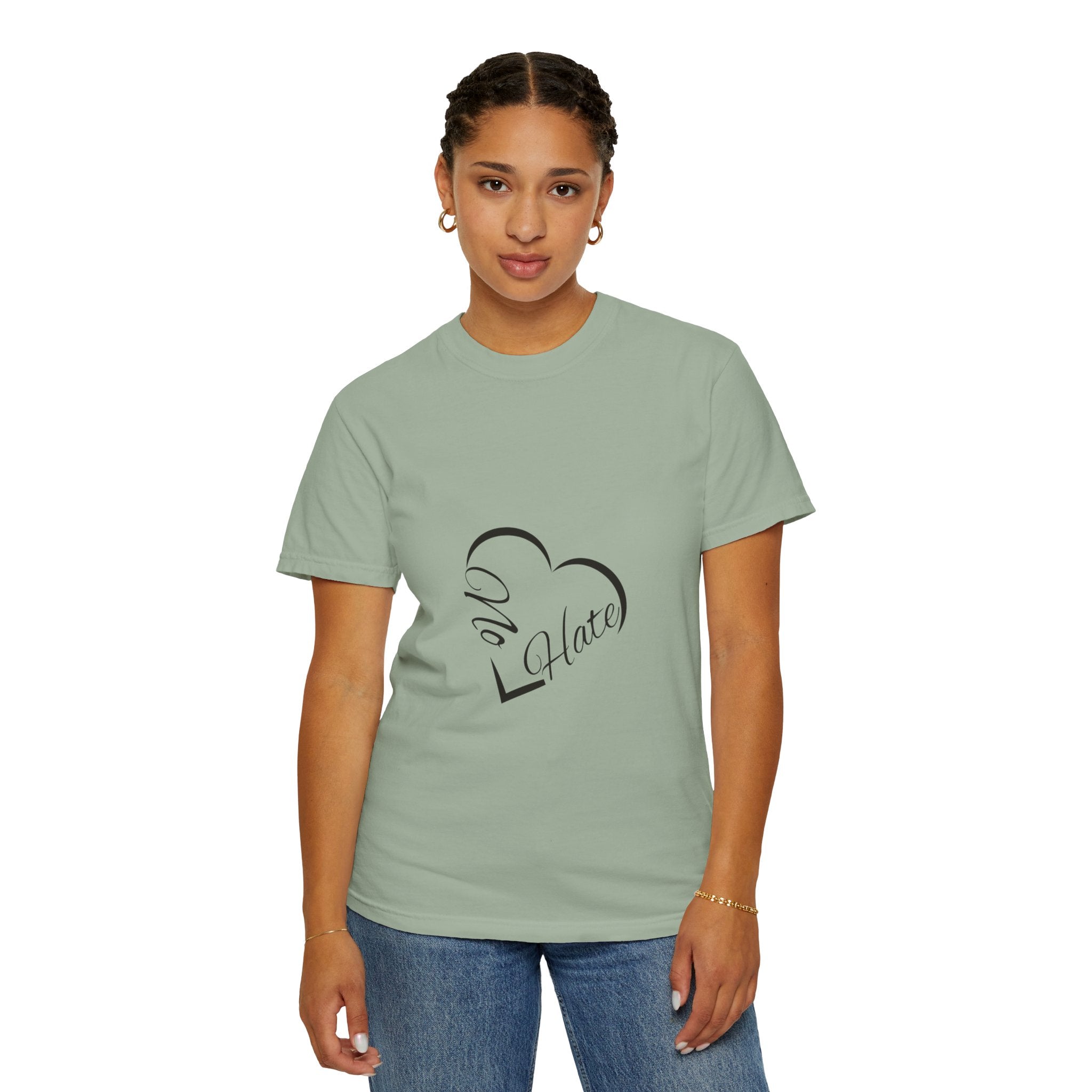 No Hate Heart T-Shirt — Anti-Hate Graphic Tee