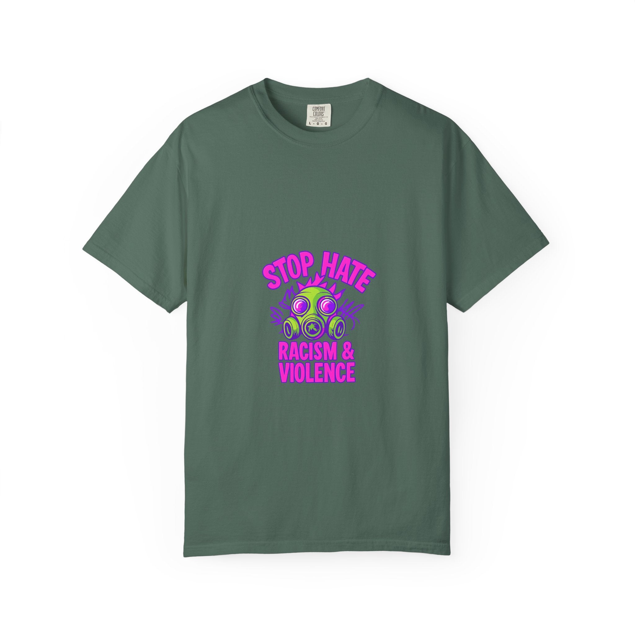 Stop Hate Racing & Violence T-Shirt — Anti-Hate Graphic Tee