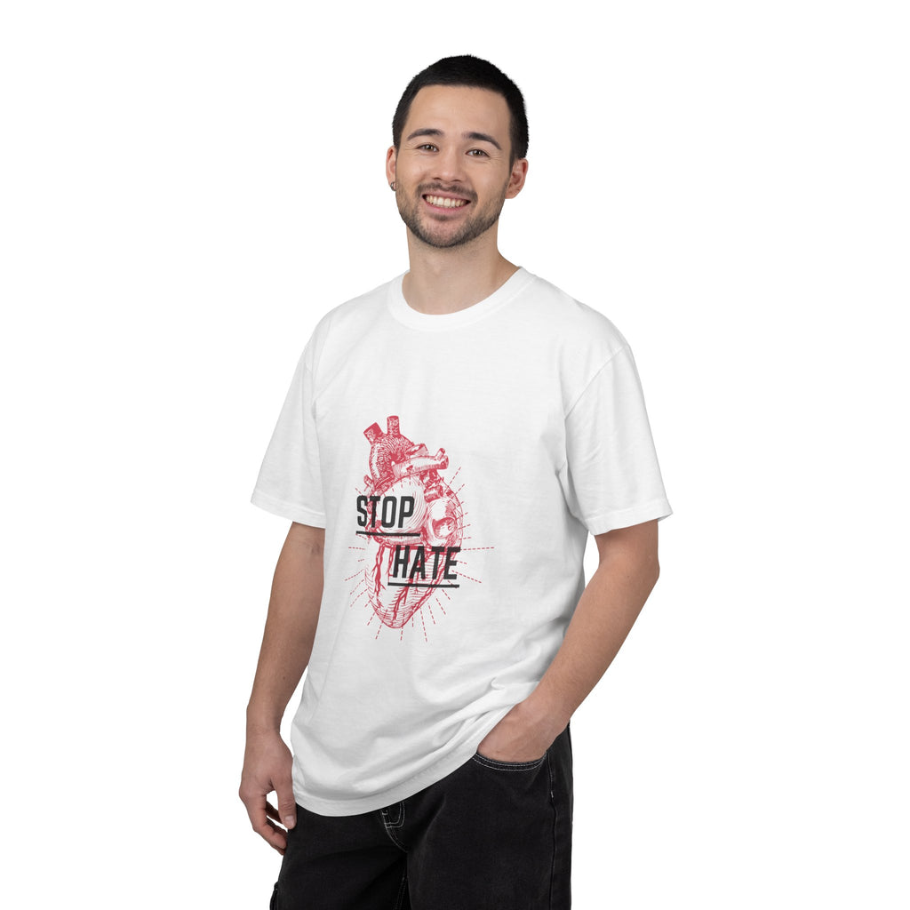 Stop Hate Heart T-Shirt — Anti-Hate Graphic Tee