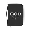 God Is Good Bible Cover — Zippered Leatherette Scripture Case