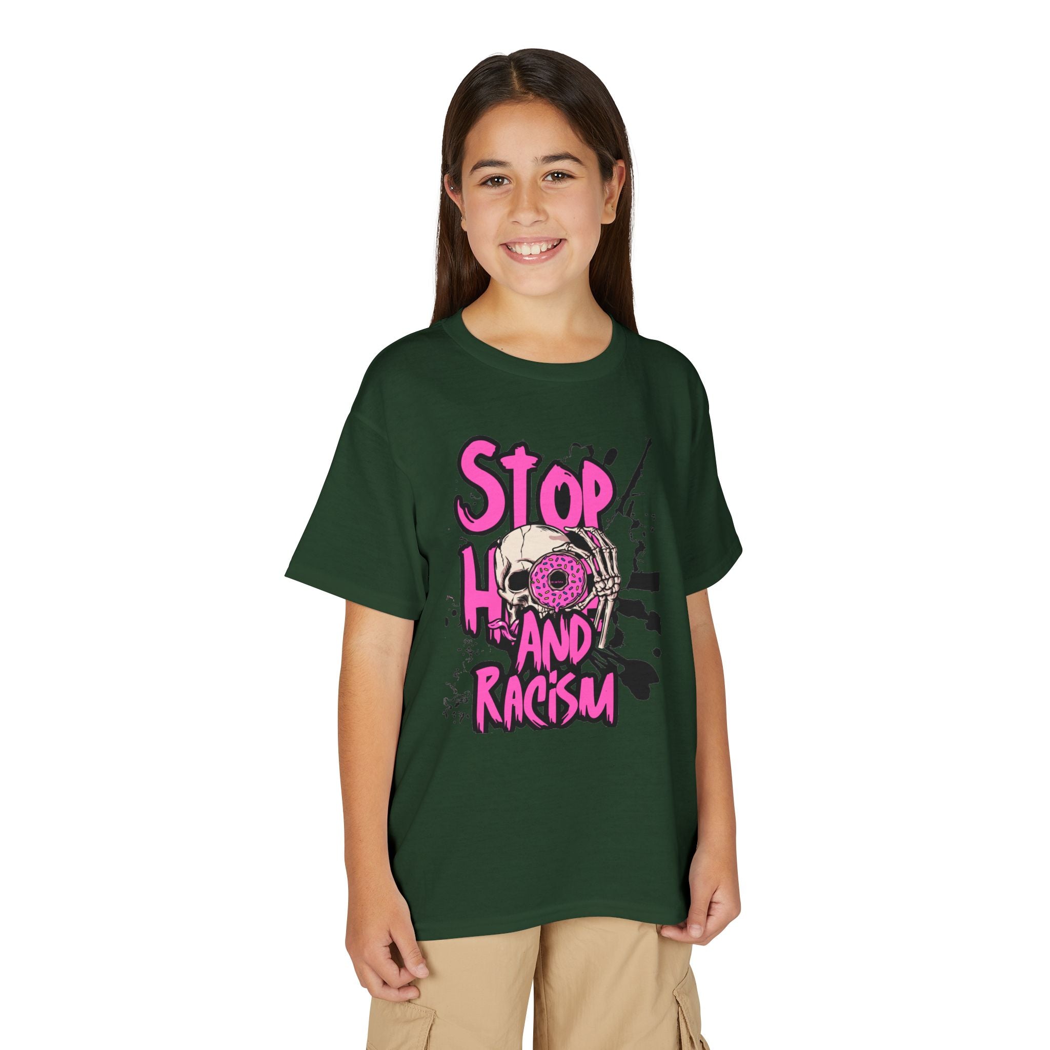 Stop Hate and Racism Youth T-Shirt