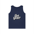 Got God? Tank Top — Retro Script Faith Graphic Tank