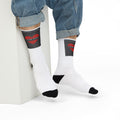 Crew Socks - Black Heart "Stop Hate" Sublimation Socks