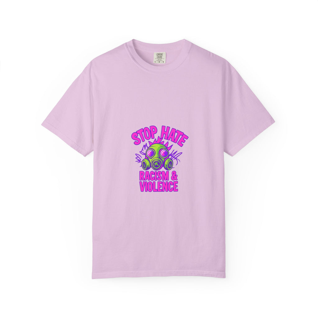 Stop Hate Racing & Violence T-Shirt — Anti-Hate Graphic Tee
