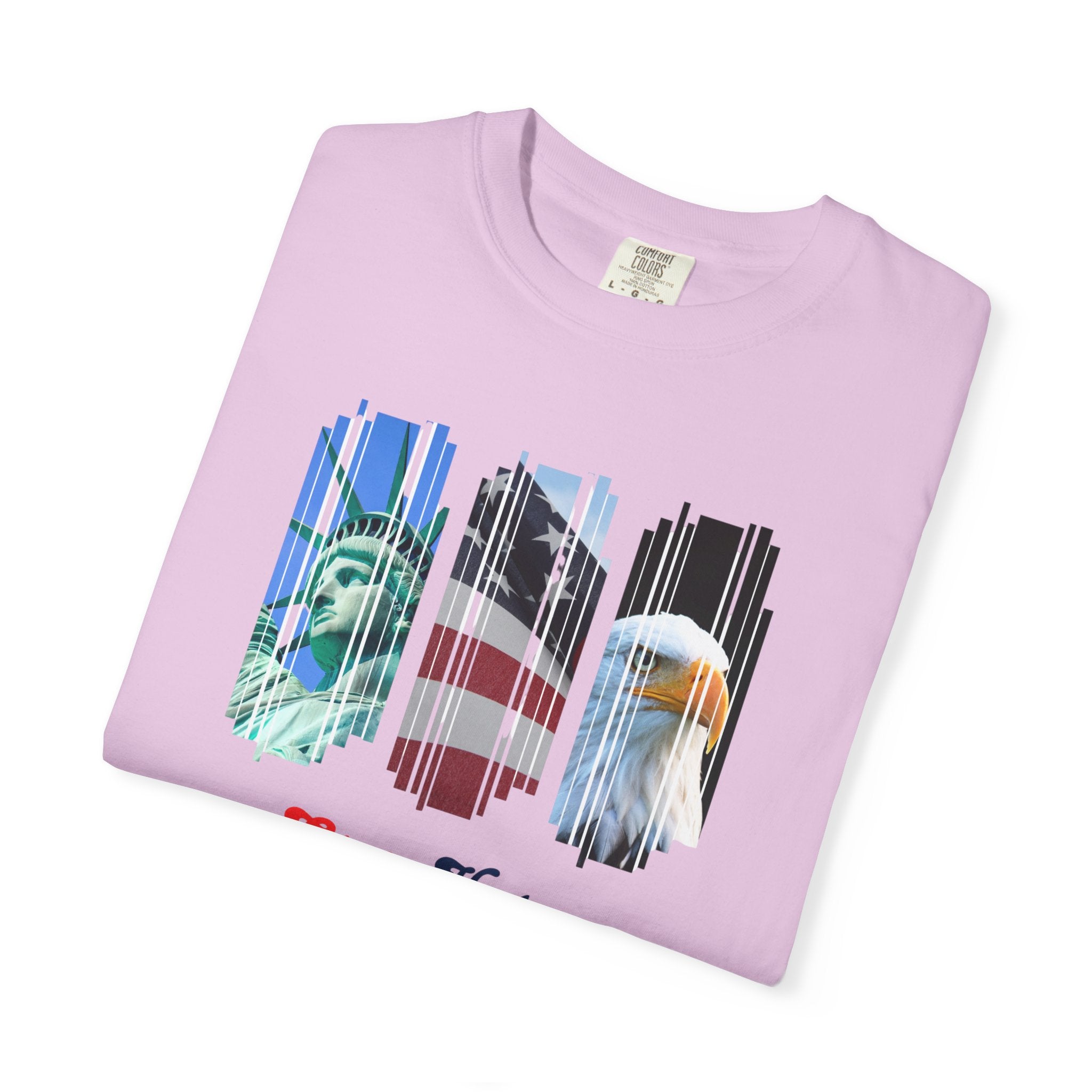 Patriotic 'Stop Hate Racism and Violence' T-Shirt
