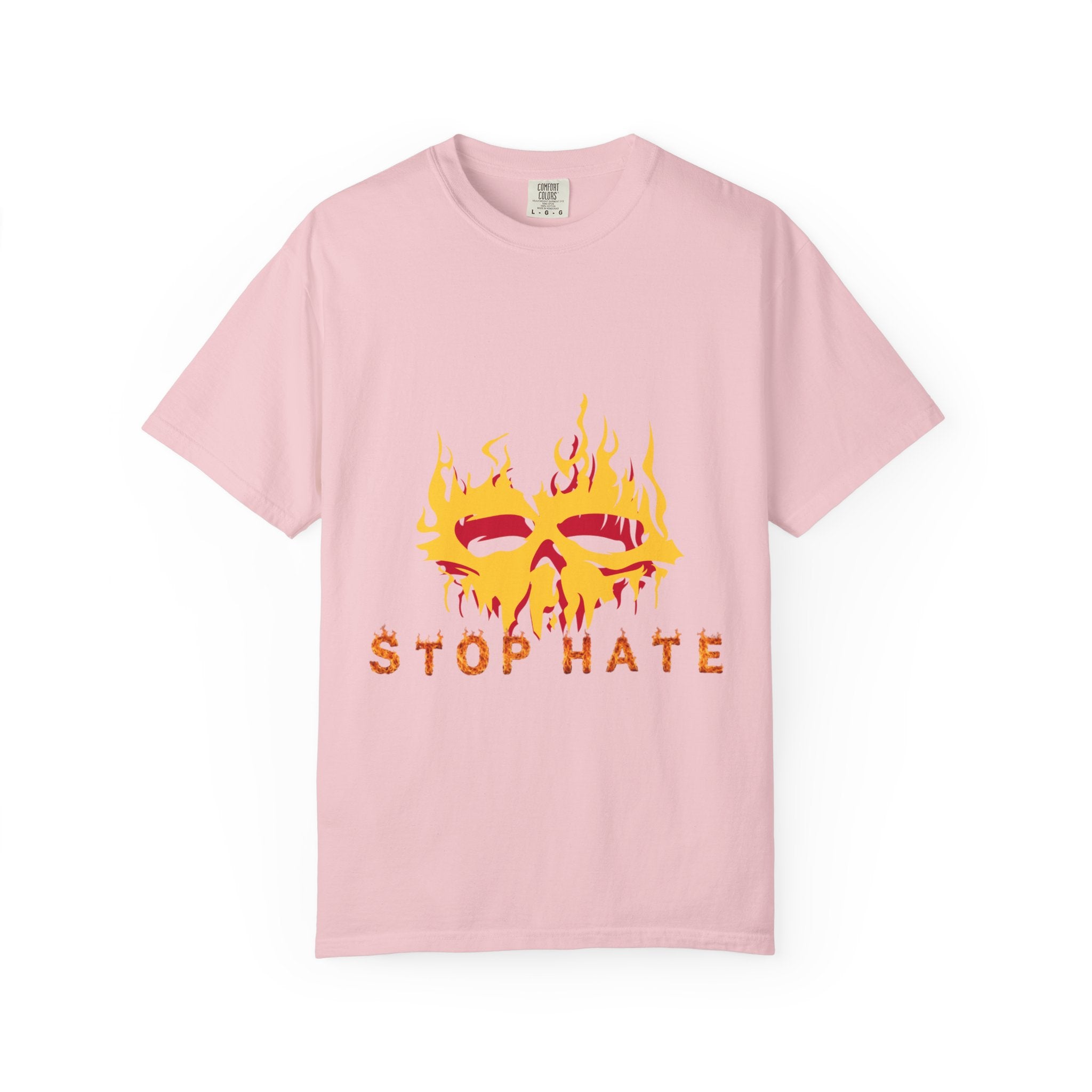 Stop Hate Flame Mask T-Shirt