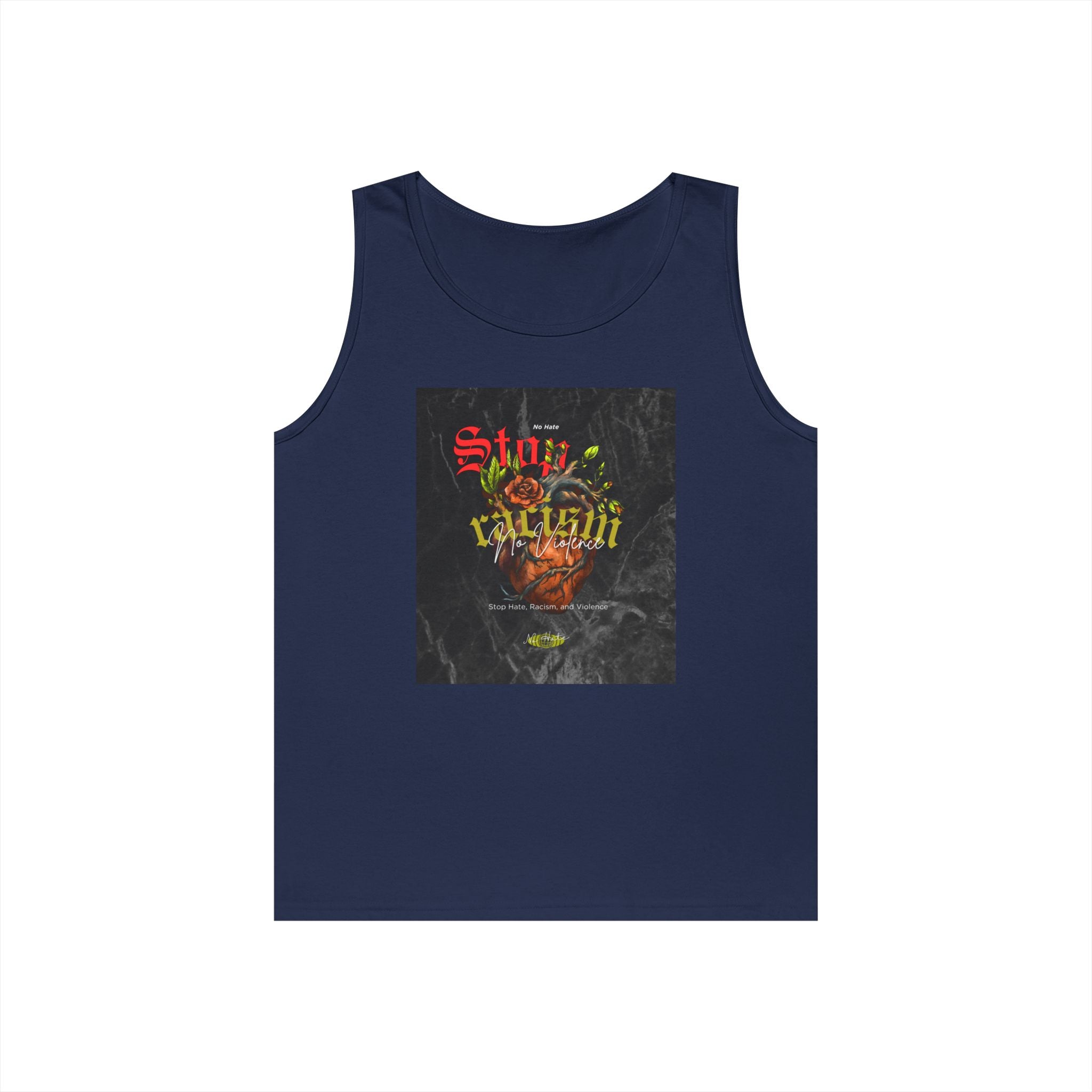 Skull & Crown Graphic Tank Top — Vintage Gothic Streetwear