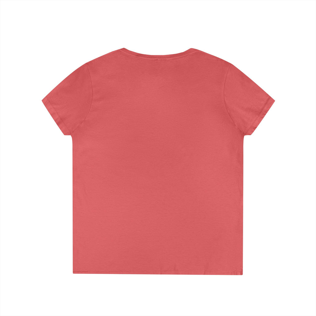 Stop Hate Kitty V-Neck Tee — Cute Anti-Racism Message Shirt