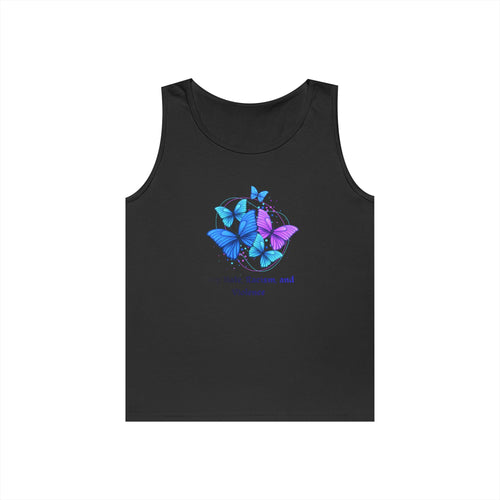 Butterfly Peace Tank Top — "Stop Hate, Racism, and Violence" Graphic Tank