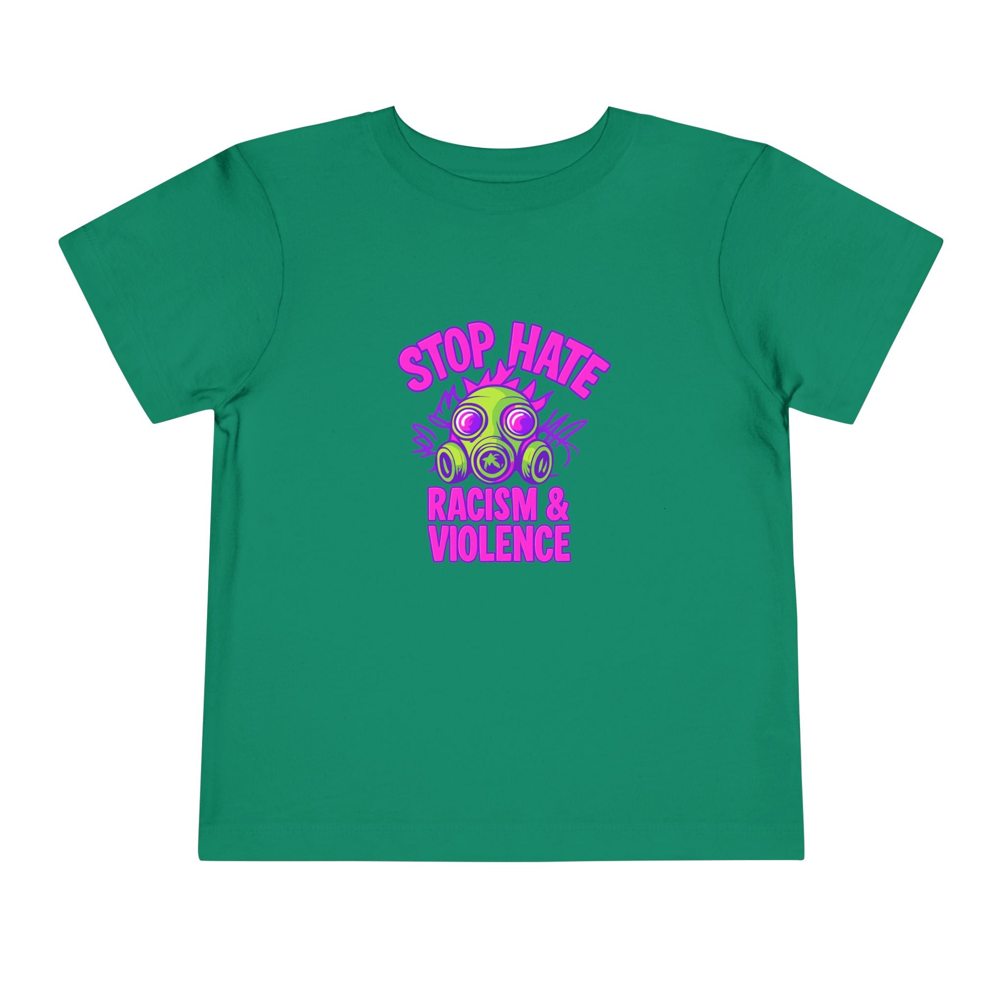 Stop Hate Toddler Tee – "Stop Hate Racism & Violence" Graphic
