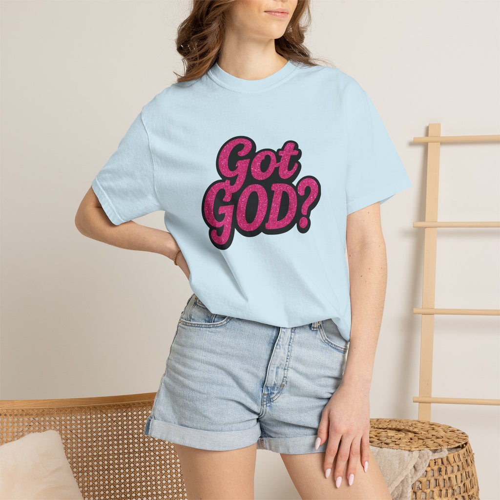 Got God? T-Shirt — Retro Bubble Letter Faith Tee