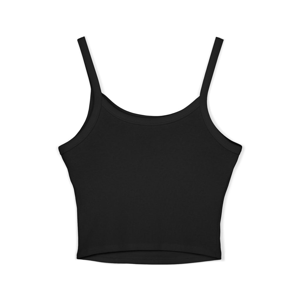 Lion "Stop Hate" Crop Tank Top — Anti-Racism Statement Spaghetti Strap