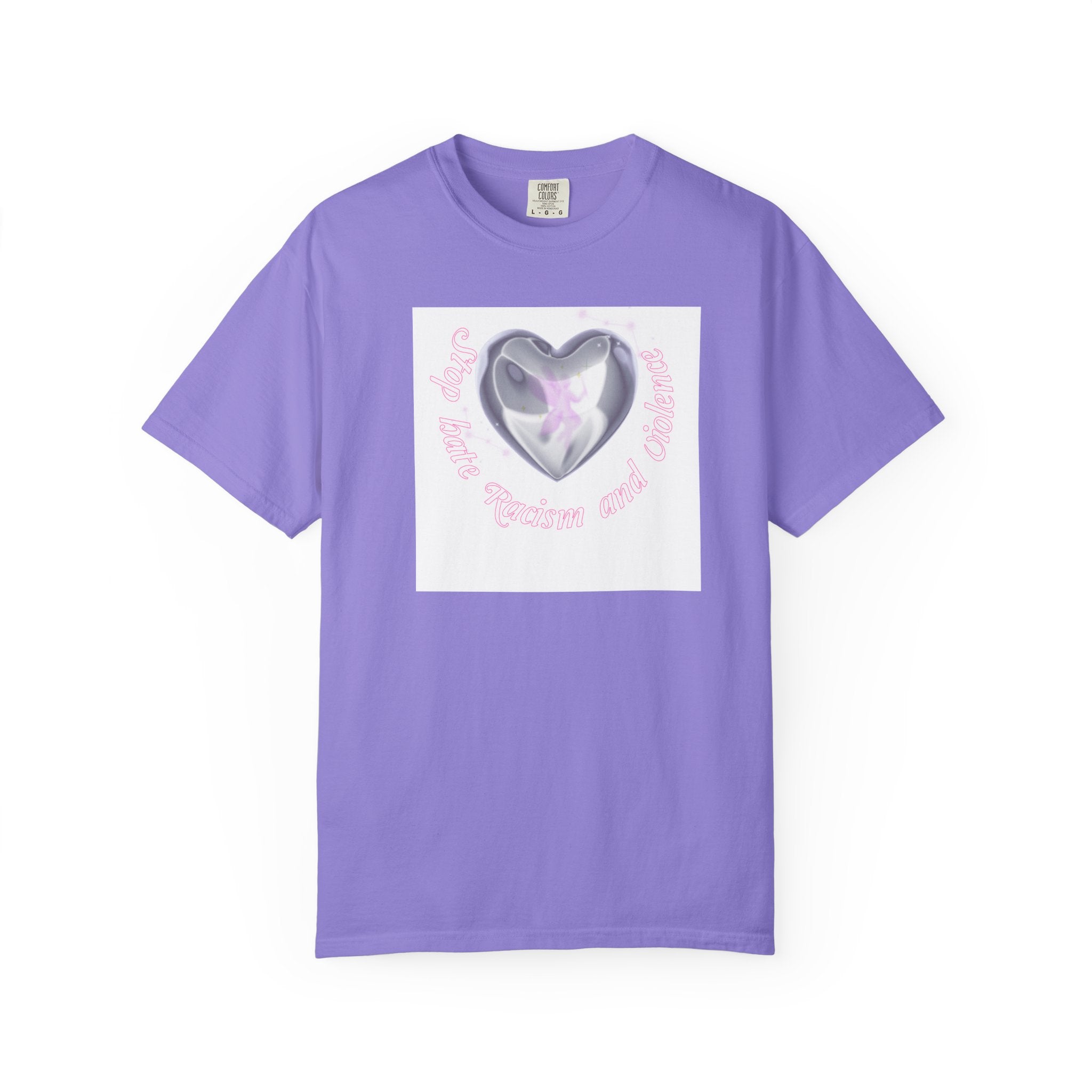 Heart Butterfly Tee — "Love, Hope, Passion and Patience" Graphic T-Shirt