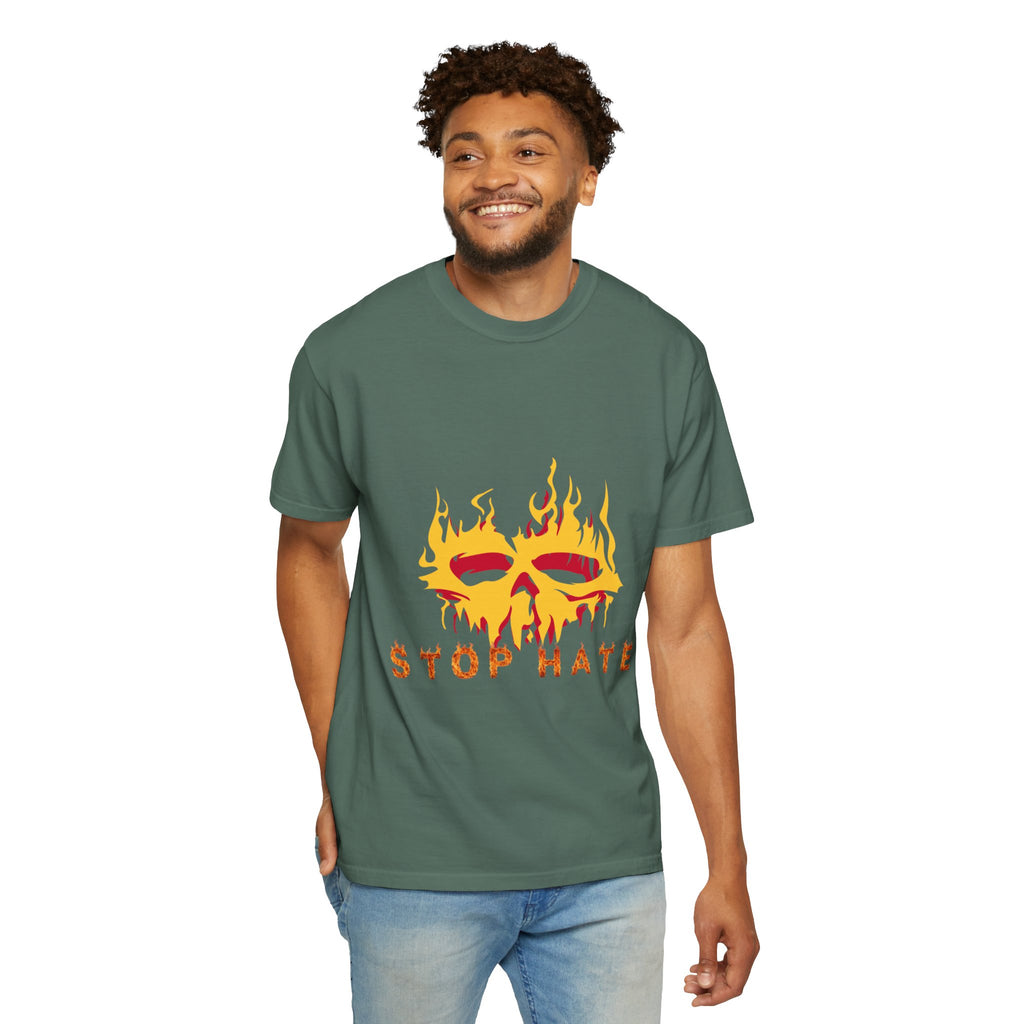 Stop Hate Flame Mask T-Shirt