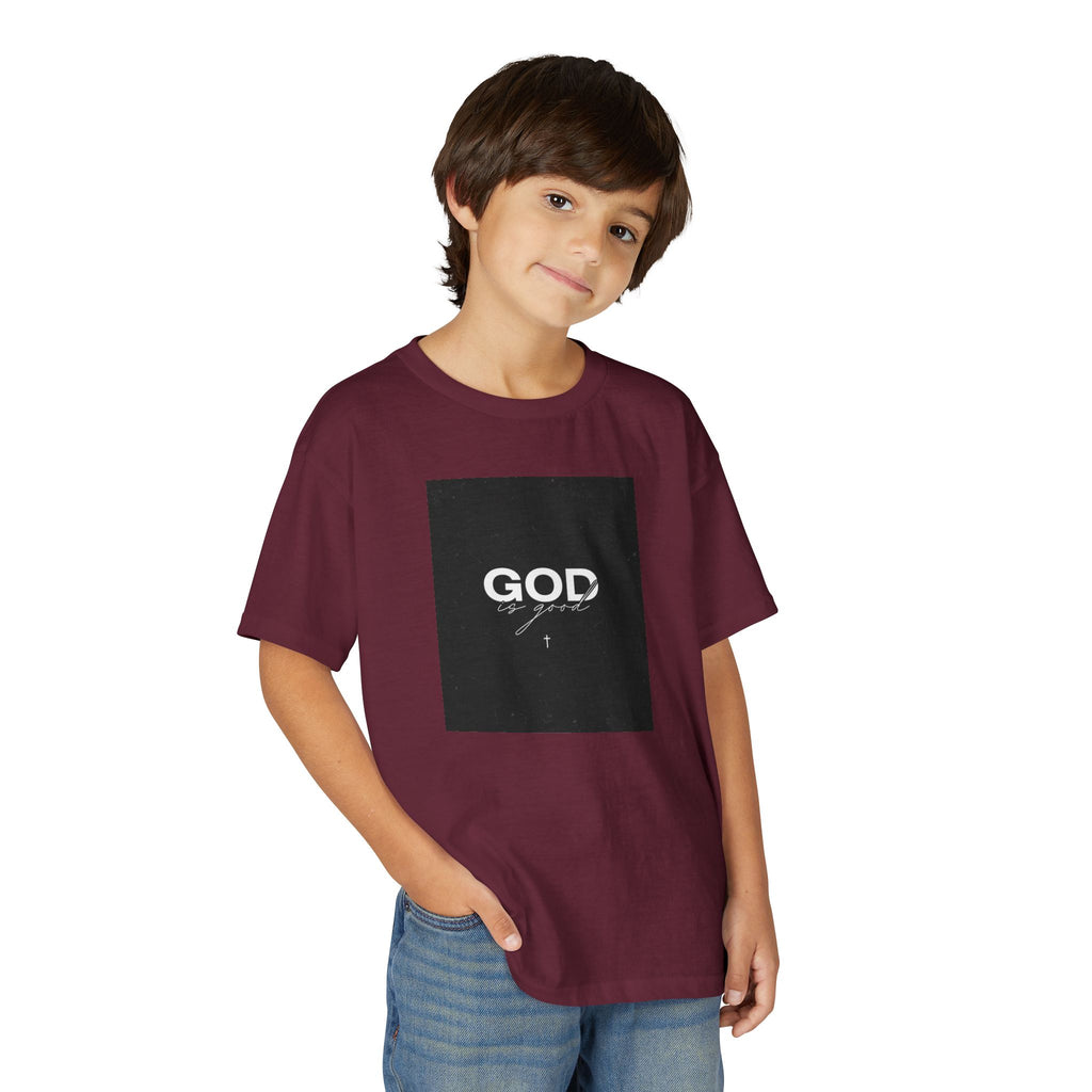 Youth T-Shirt — "GOD" Script Logo Graphic Tee
