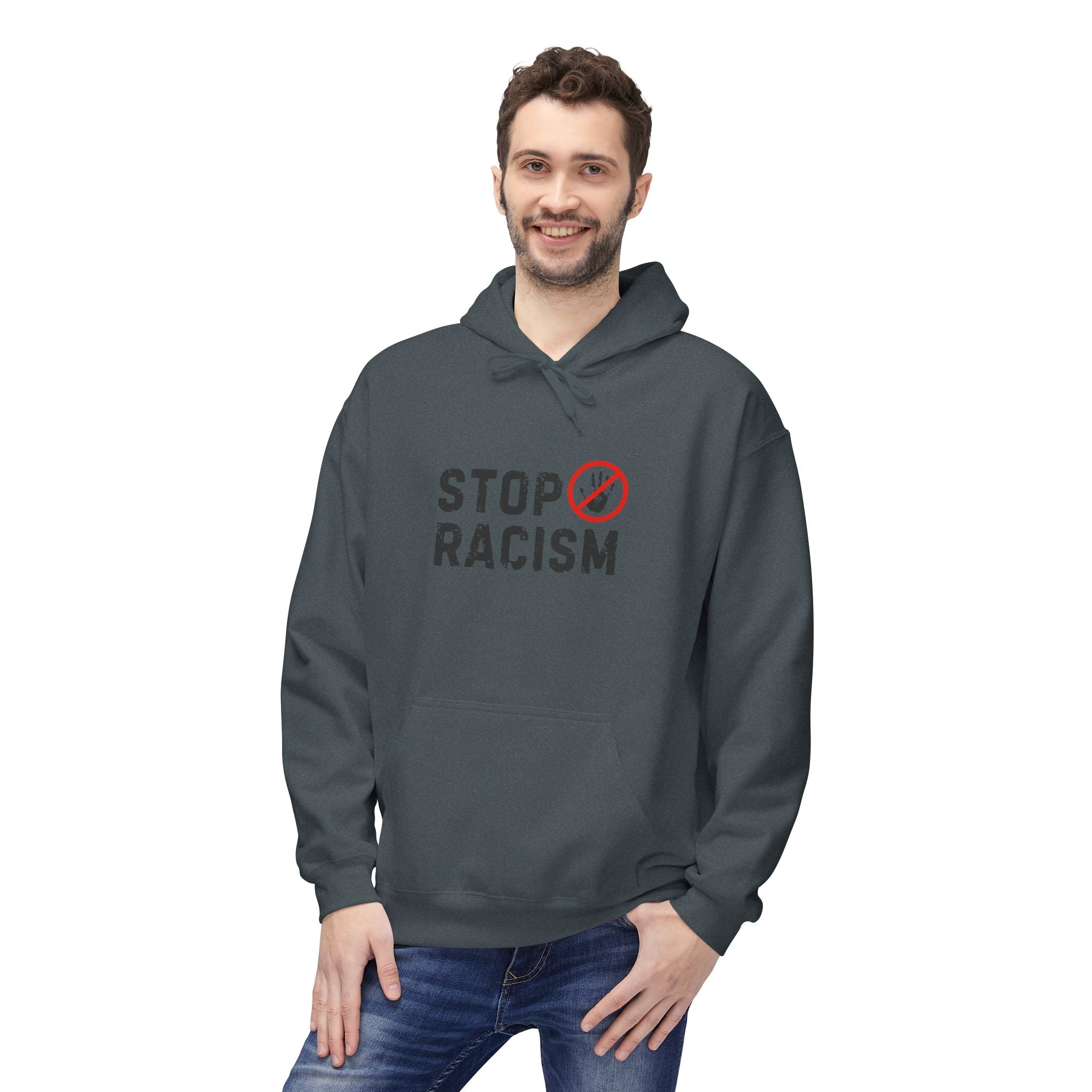 Stop Racism Hoodie — Anti-Racism Statement Pullover
