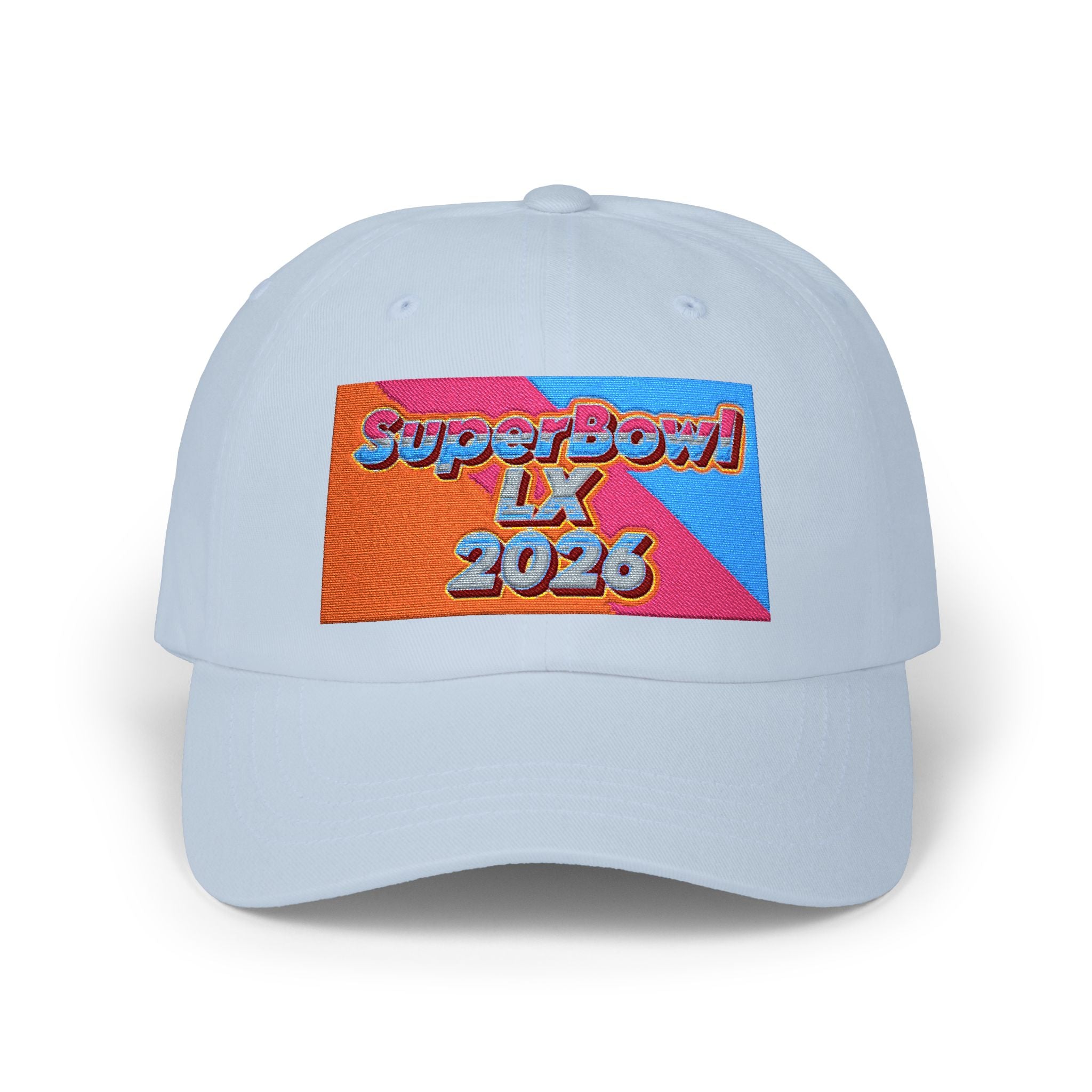 Dad Cap — 'Super Bowl LX 2026' Embroidered Retro Patch Hat