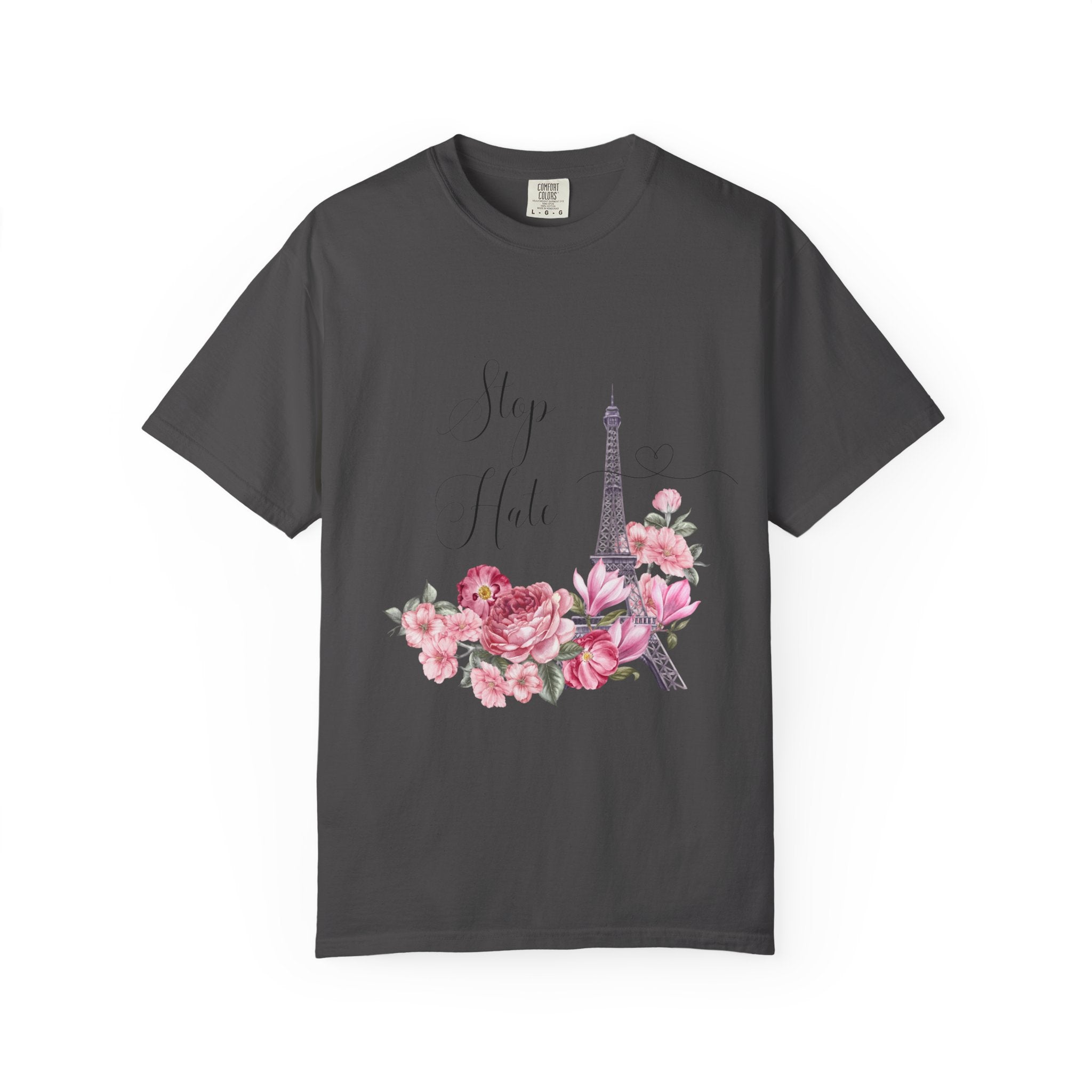 Paris Floral 'Stay Awhile' T-Shirt