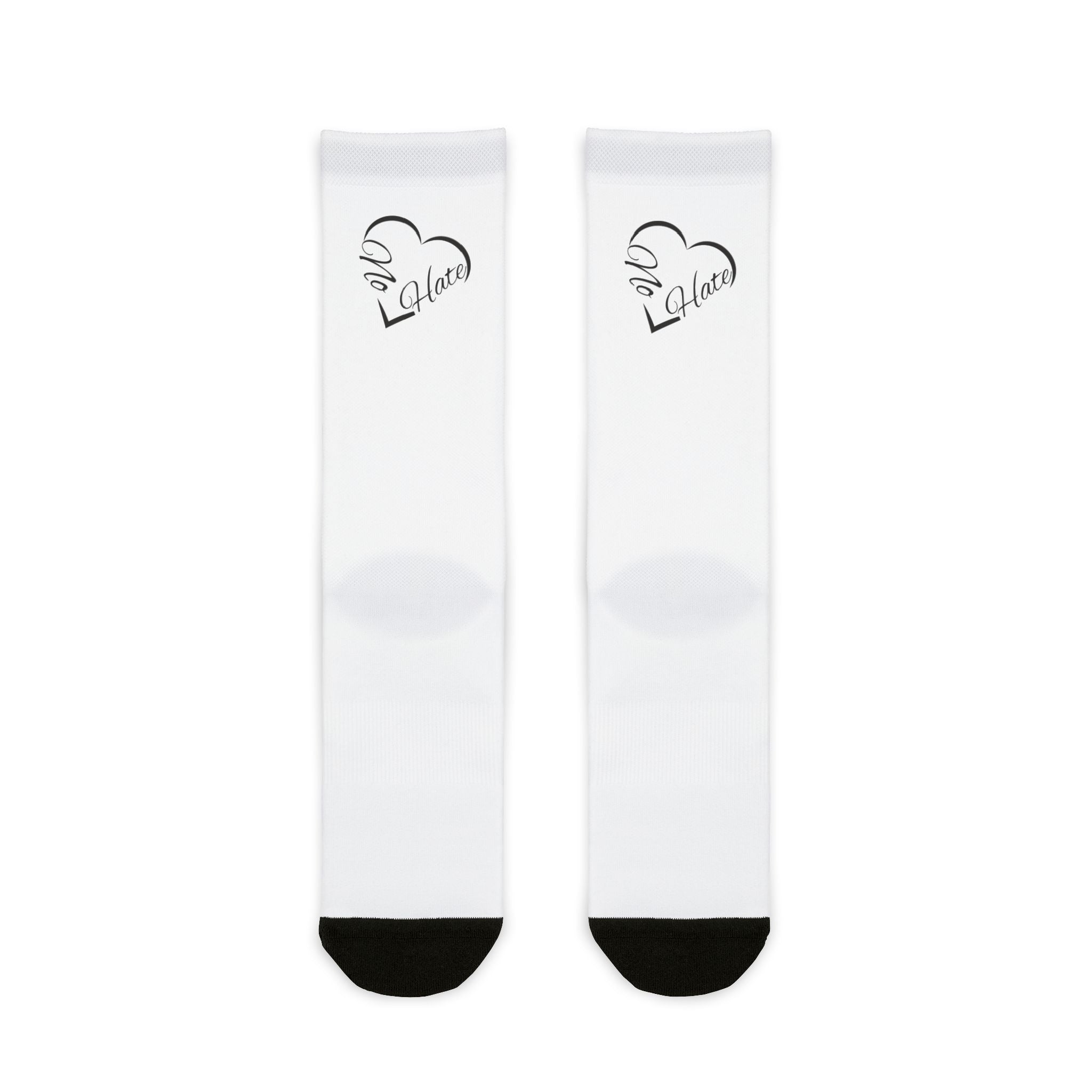 Heart Outline 'Mama' Sublimation Crew Socks — Women's Giftable Comfort