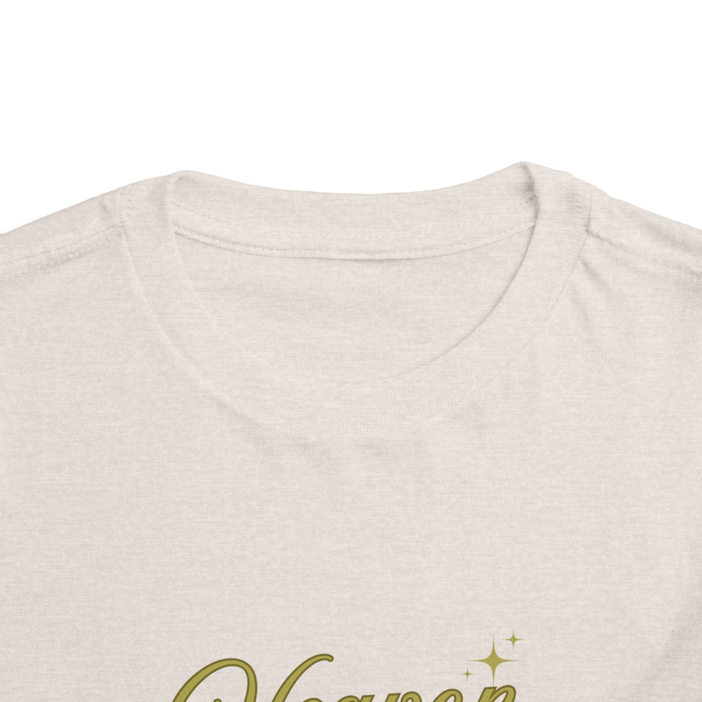 Heaven Sent Toddler Tee — Gold Script Baby Shirt
