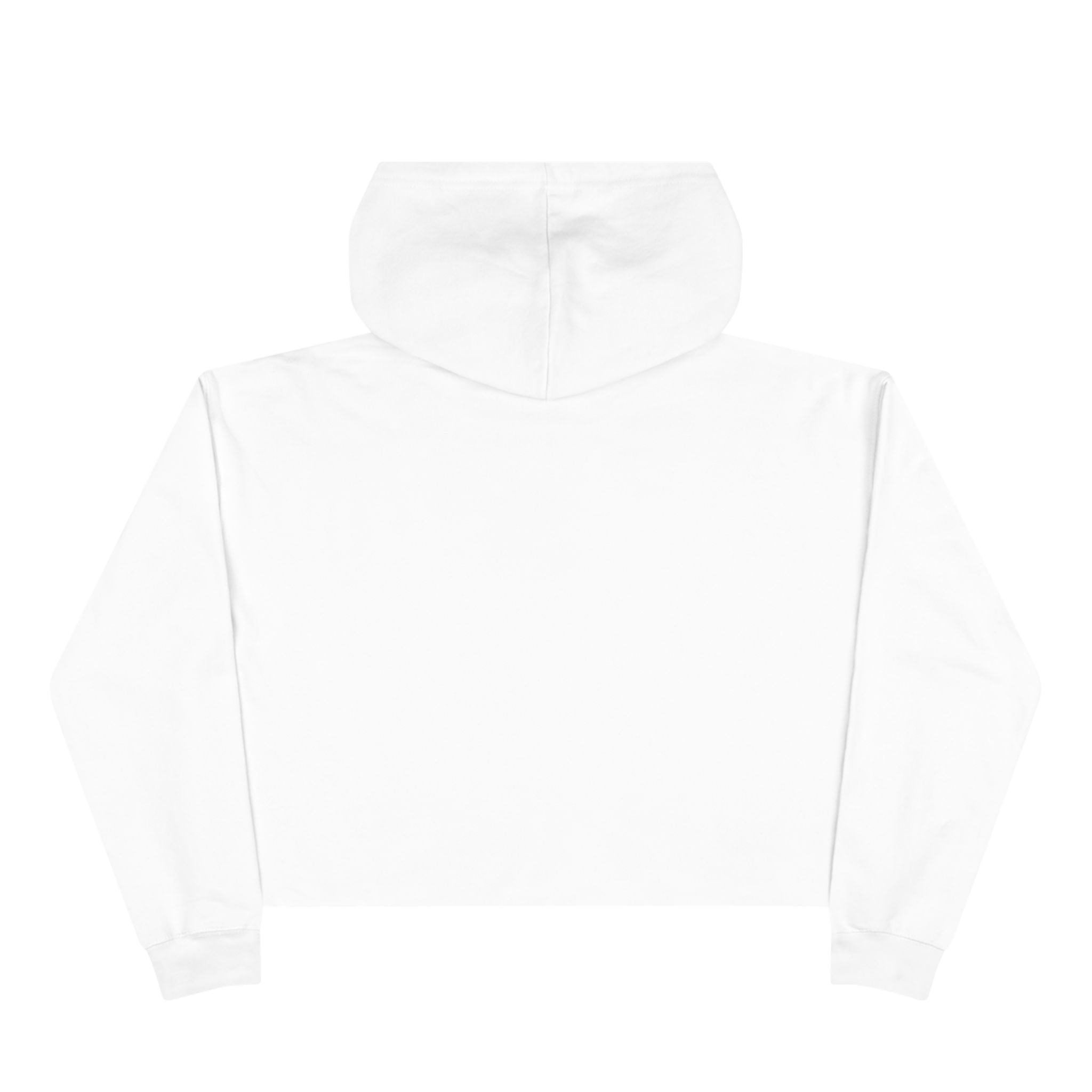 Stop Hate Not Racism Crop Hoodie — Colorful Anti-Racism Statement Sweatshirt