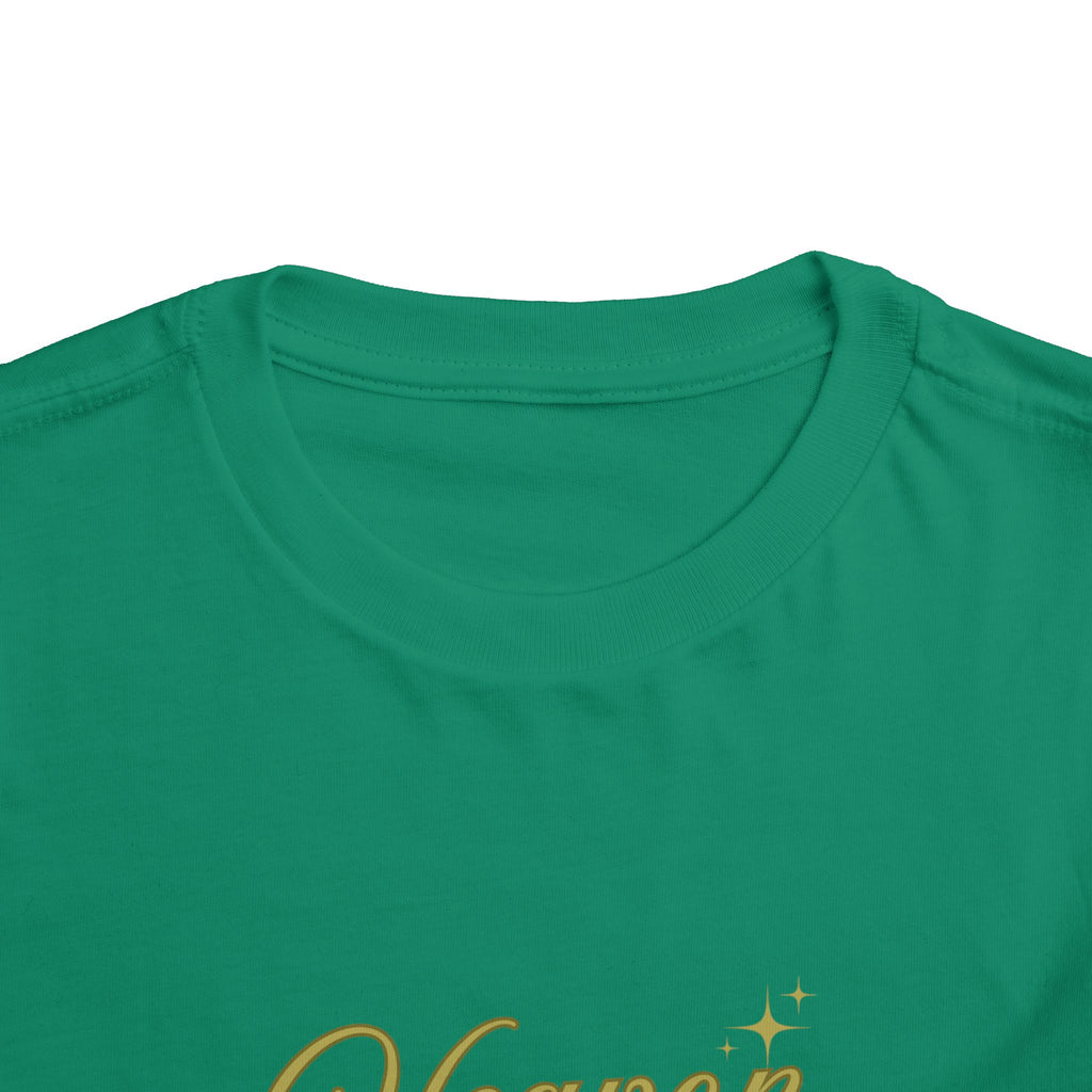 Heaven Sent Toddler Tee — Gold Script Baby Shirt