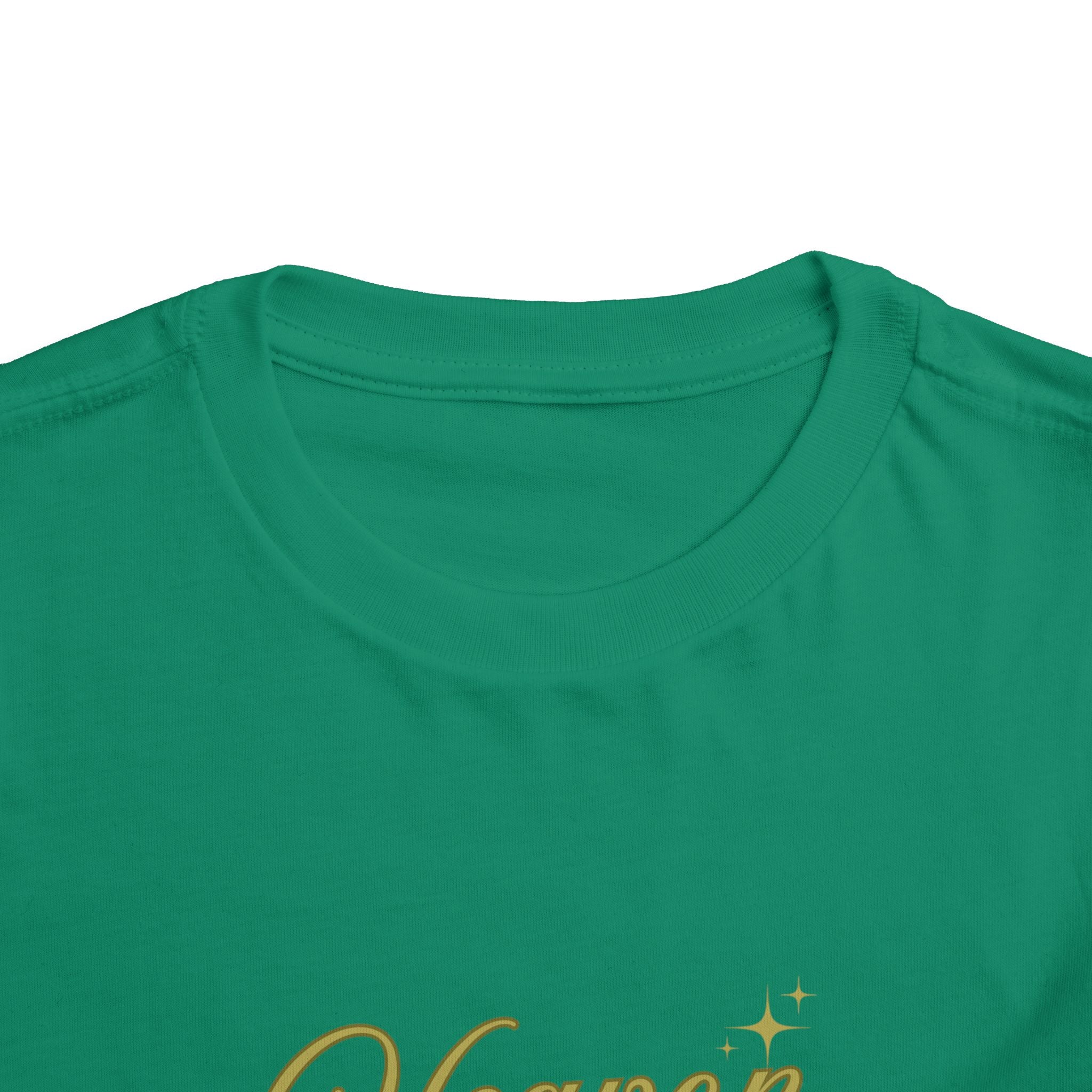 Heaven Sent Toddler Tee — Gold Script Baby Shirt