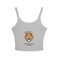 Lion "Stop Hate" Crop Tank Top — Anti-Racism Statement Spaghetti Strap