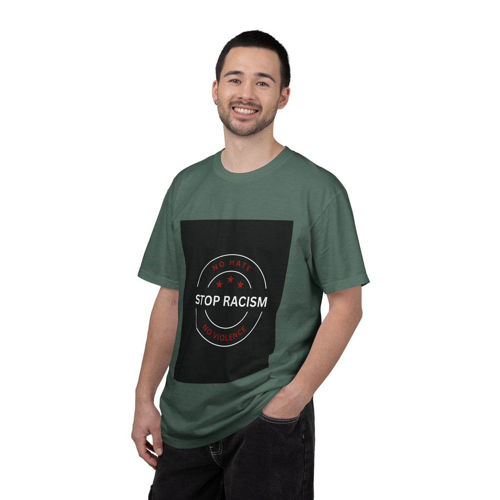 Stop Racism T-Shirt — 'No Hate No Violence' Social Justice Tee
