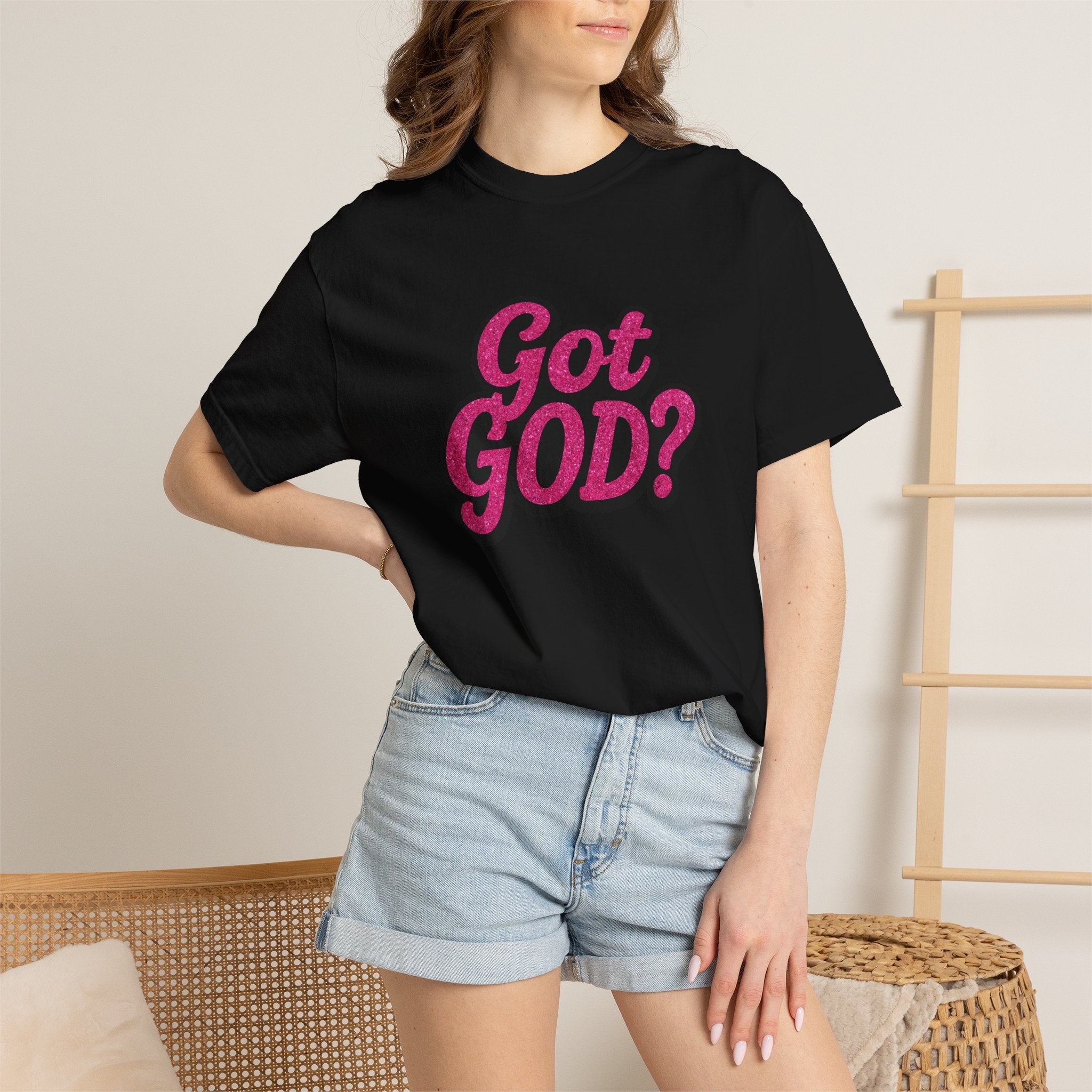 Got God? T-Shirt — Retro Bubble Letter Faith Tee