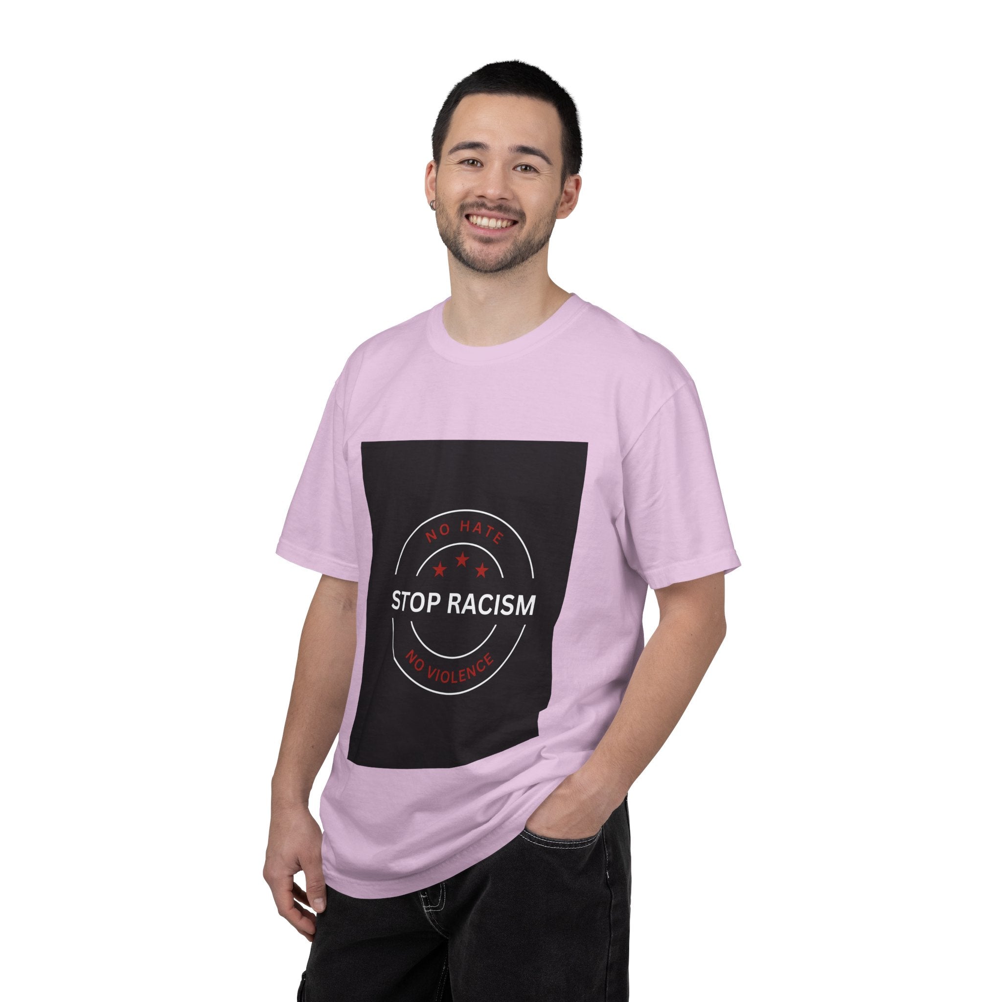 Stop Racism T-Shirt — 'No Hate No Violence' Social Justice Tee