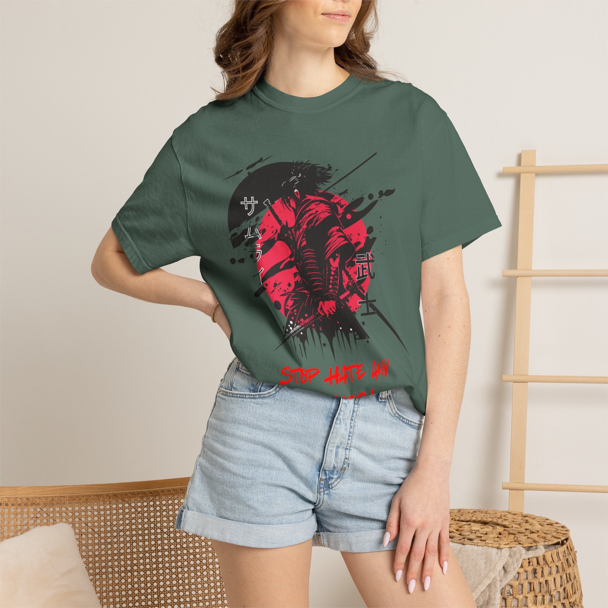 Stop Hate and Racism Graphic T-Shirt