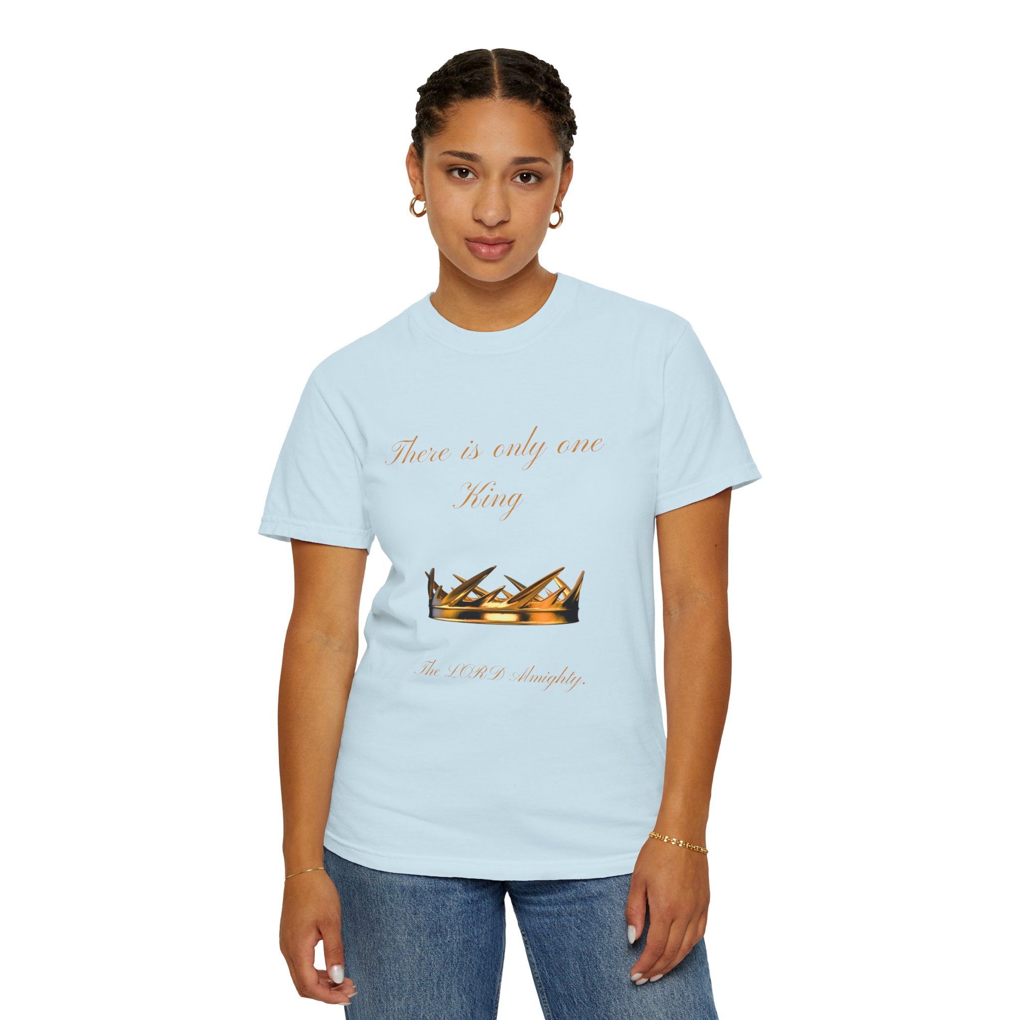 King Crown Graphic T-Shirt — "There is only one King" Casual Streetwear