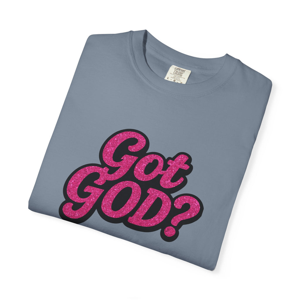 Got God? T-Shirt — Retro Bubble Letter Faith Tee