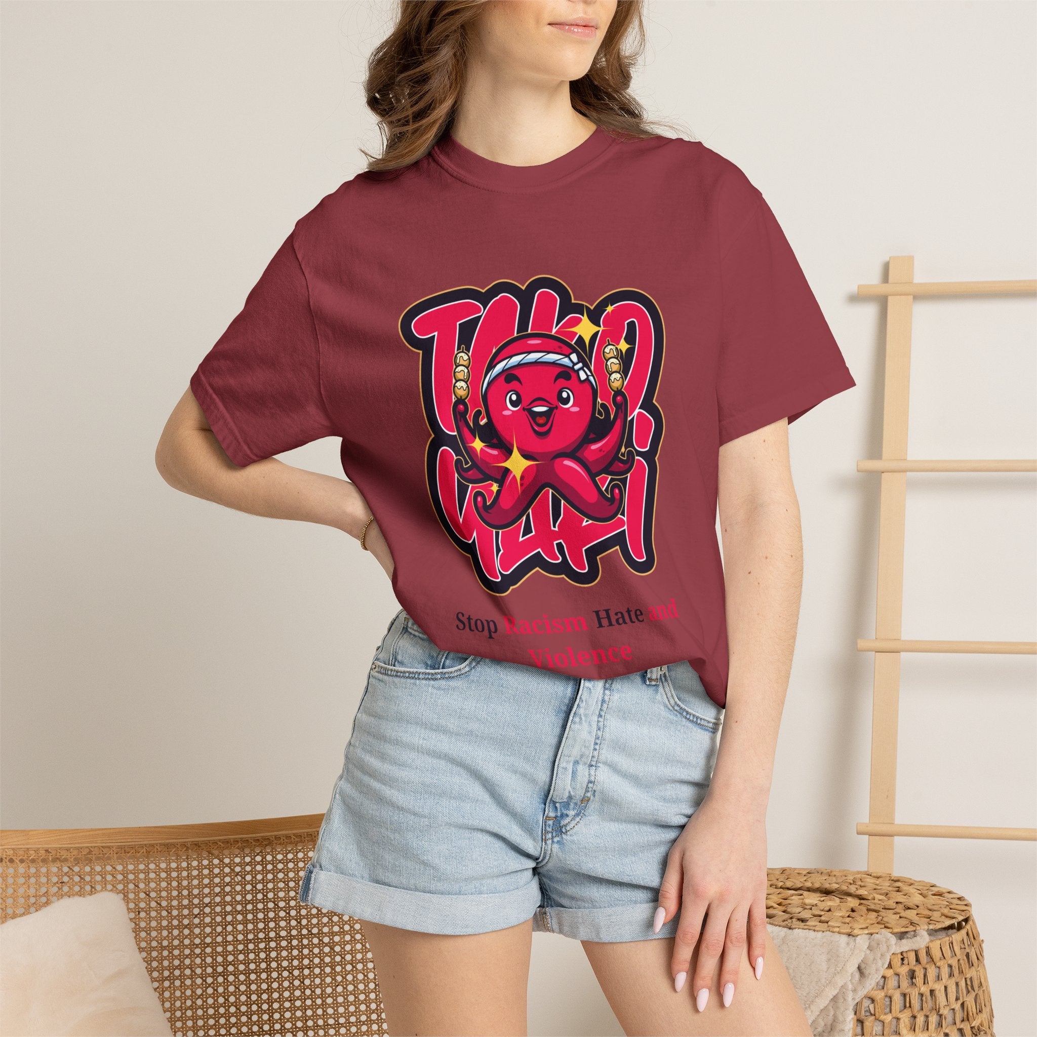 Stop Racism Octopus T-Shirt — Anti-Racism Message Tee